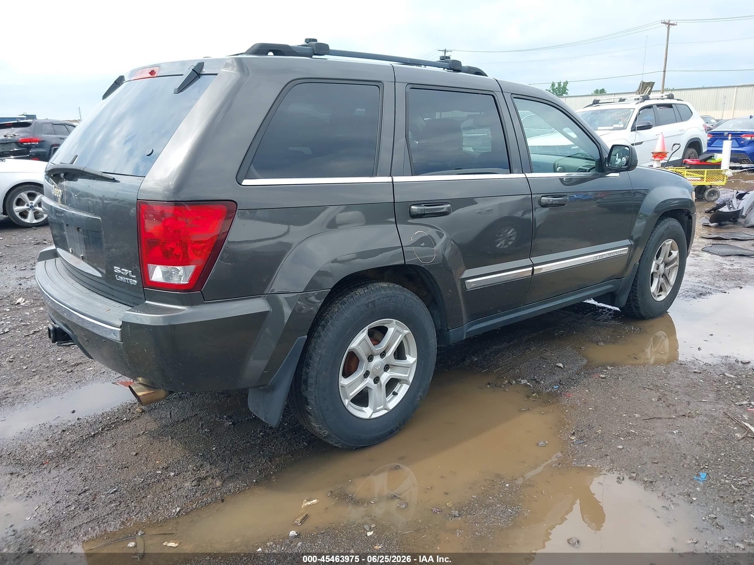 2005 Jeep Grand Cherokee Limited Gray vin: 1J8HR58285C591804