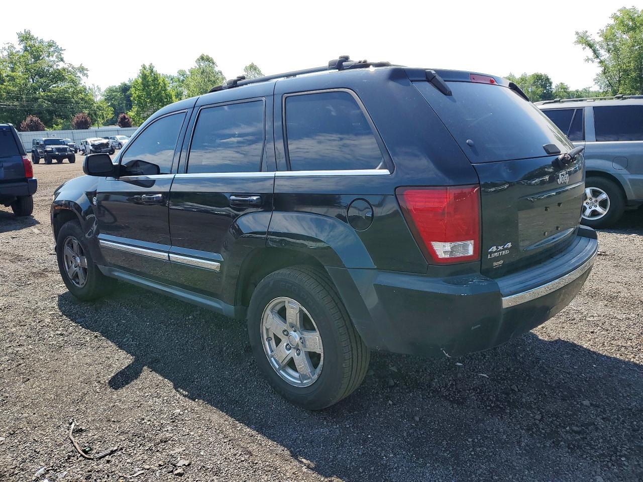 2007 Jeep Grand Cherokee Limited Black vin: 1J8HR58287C659375