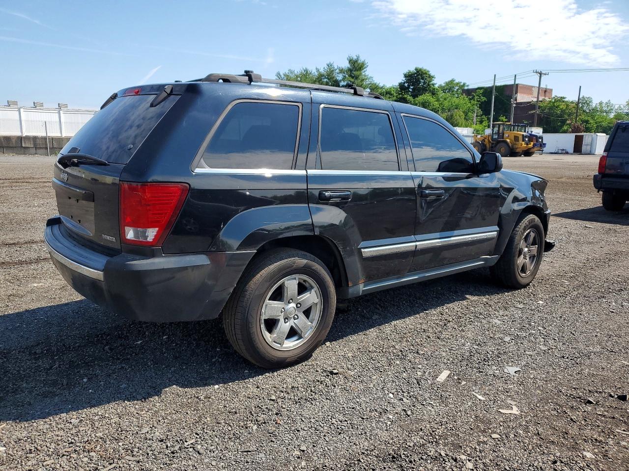 2007 Jeep Grand Cherokee Limited Black vin: 1J8HR58287C659375