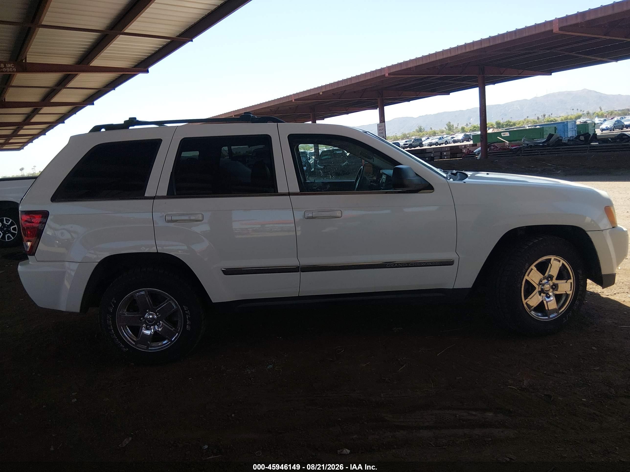 2006 Jeep Grand Cherokee Limited Белый vin: 1J8HR58296C172779
