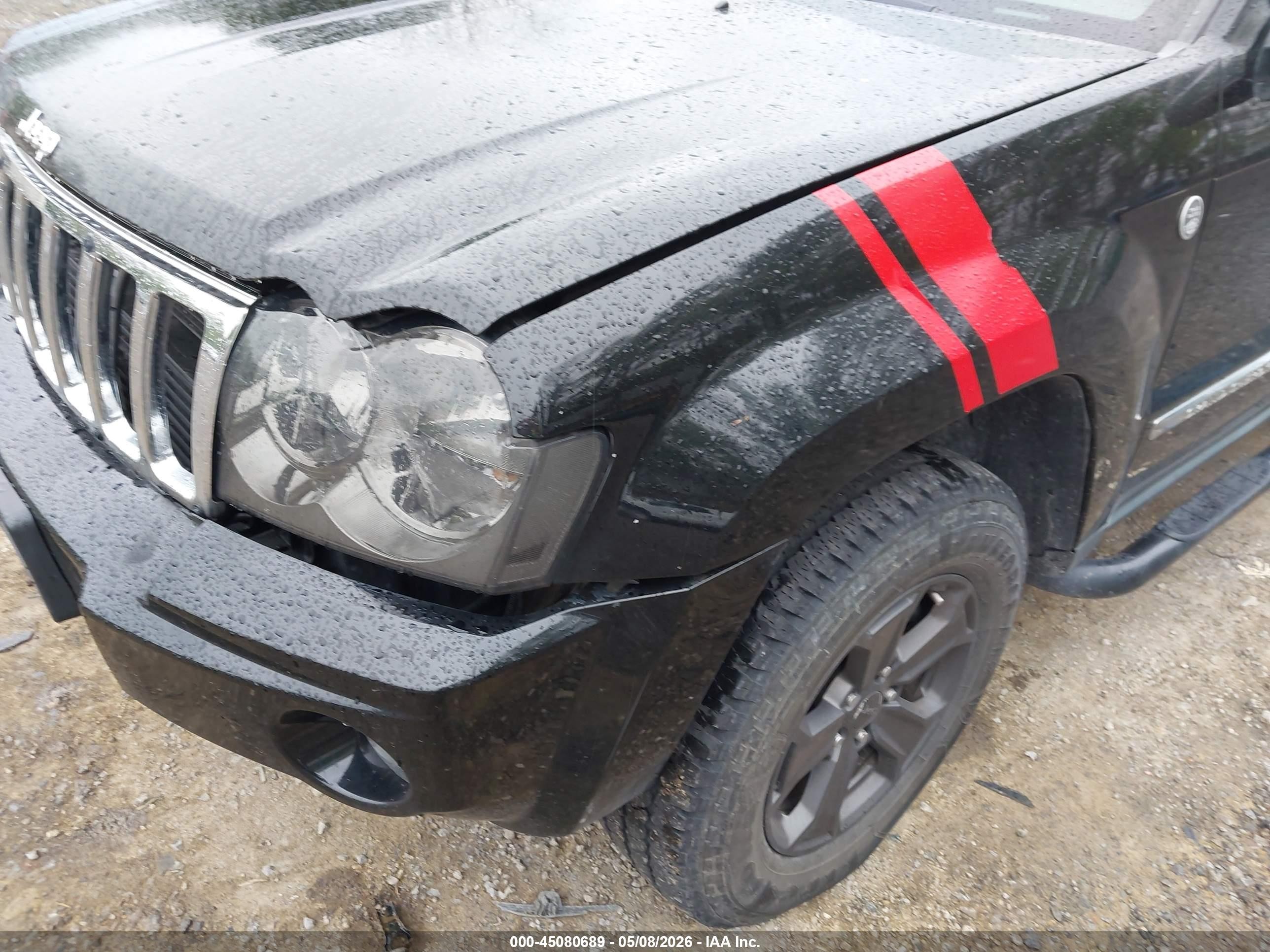 2007 Jeep Grand Cherokee Limited Black vin: 1J8HR58M77C633481