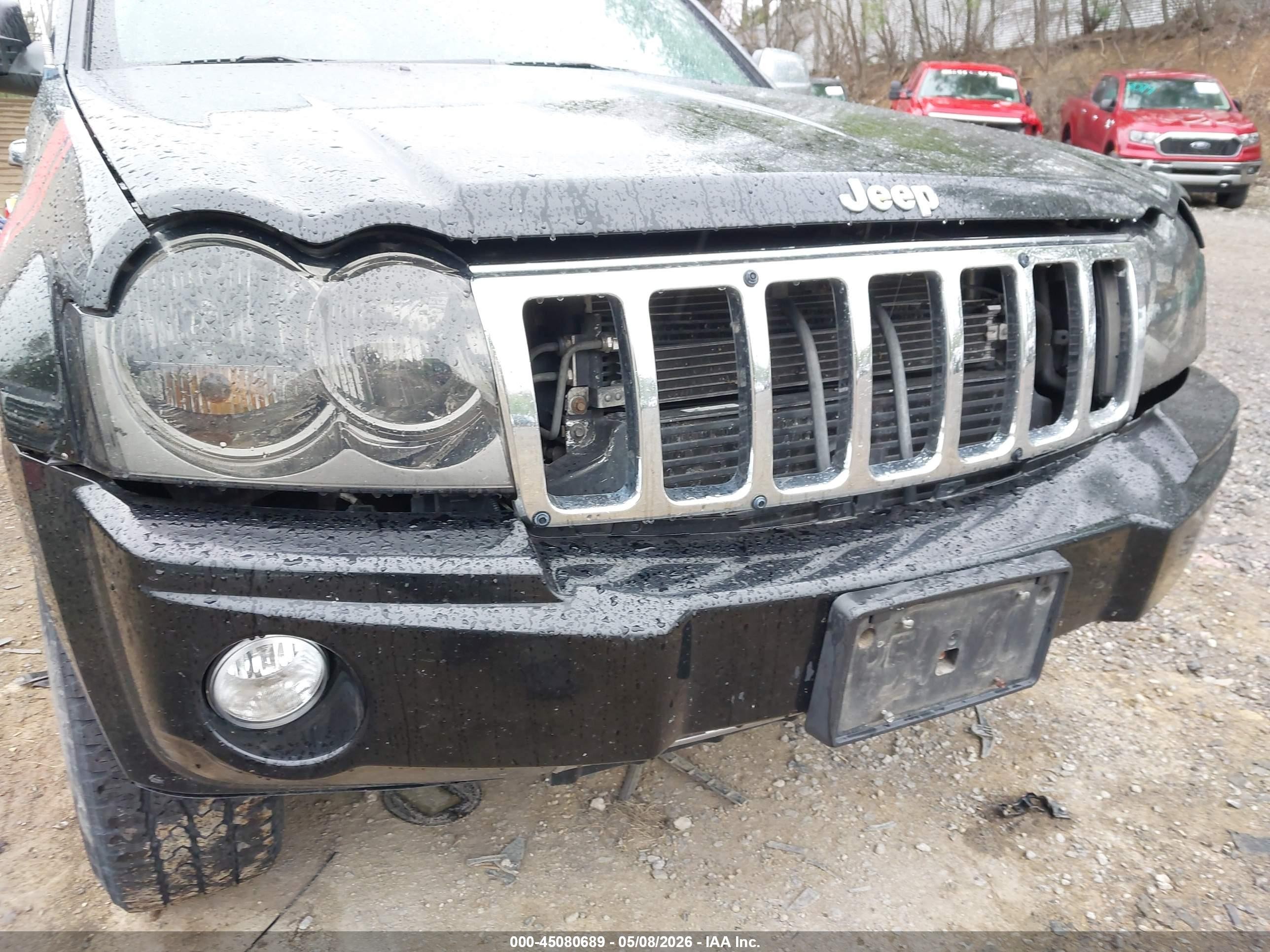 2007 Jeep Grand Cherokee Limited Black vin: 1J8HR58M77C633481
