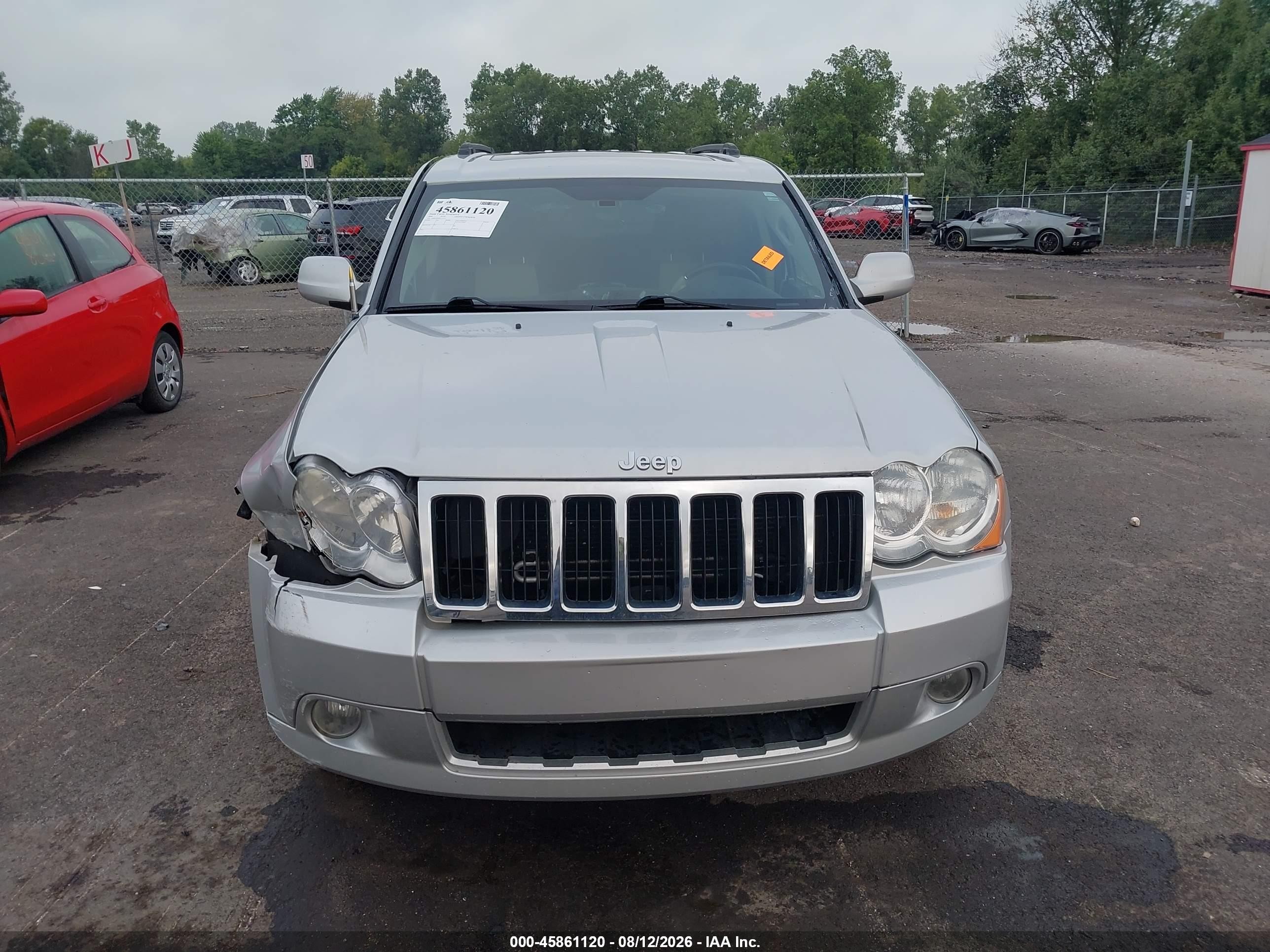 2008 Jeep Grand Cherokee Limited Silver vin: 1J8HR58N08C151672