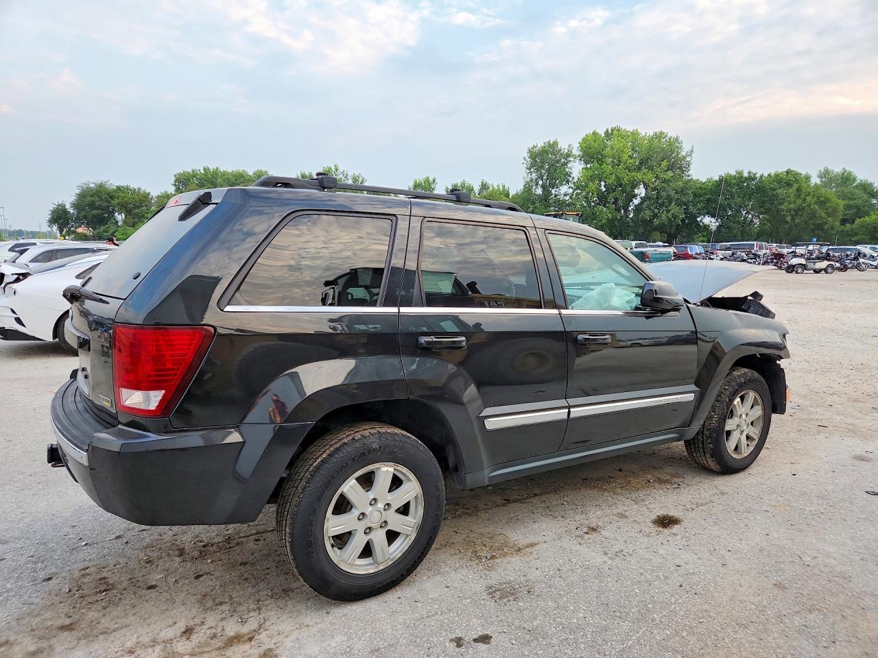 2008 Jeep Grand Cherokee Limited Black vin: 1J8HR58N38C233184