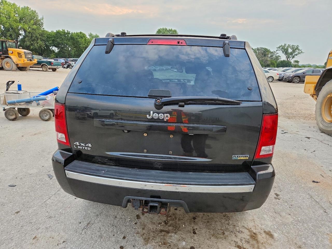 2008 Jeep Grand Cherokee Limited Black vin: 1J8HR58N38C233184