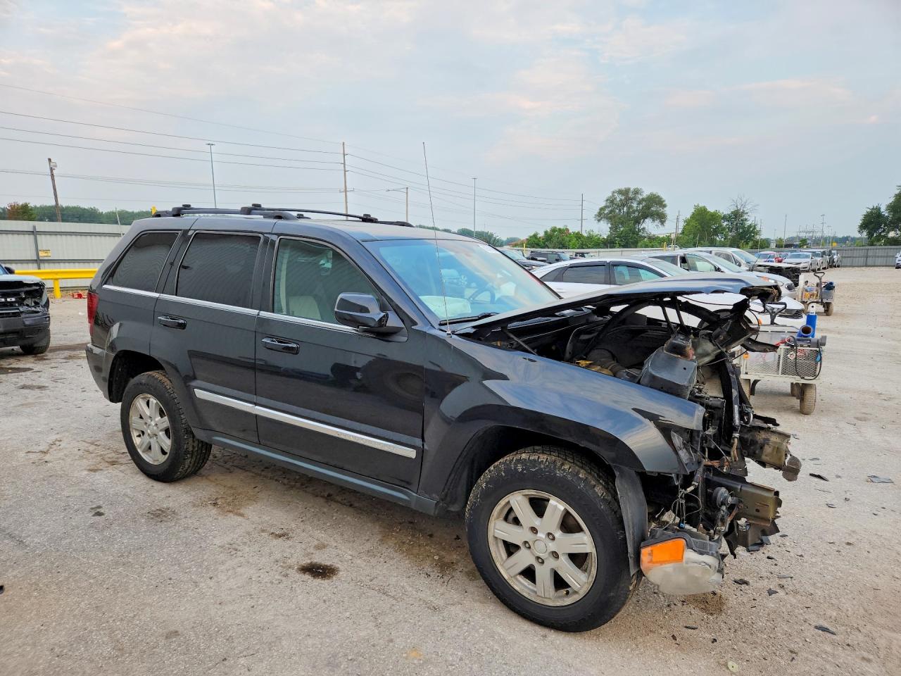 2008 Jeep Grand Cherokee Limited Black vin: 1J8HR58N38C233184