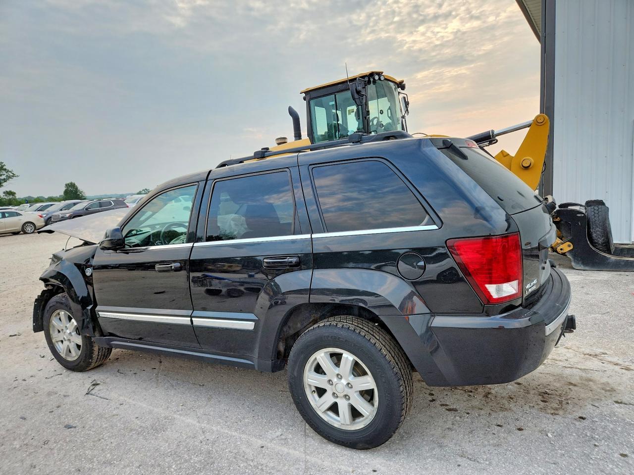 2008 Jeep Grand Cherokee Limited Black vin: 1J8HR58N38C233184