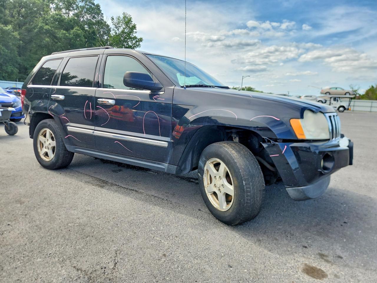 2006 Jeep Grand Cherokee Limited Black vin: 1J8HR58N46C320315