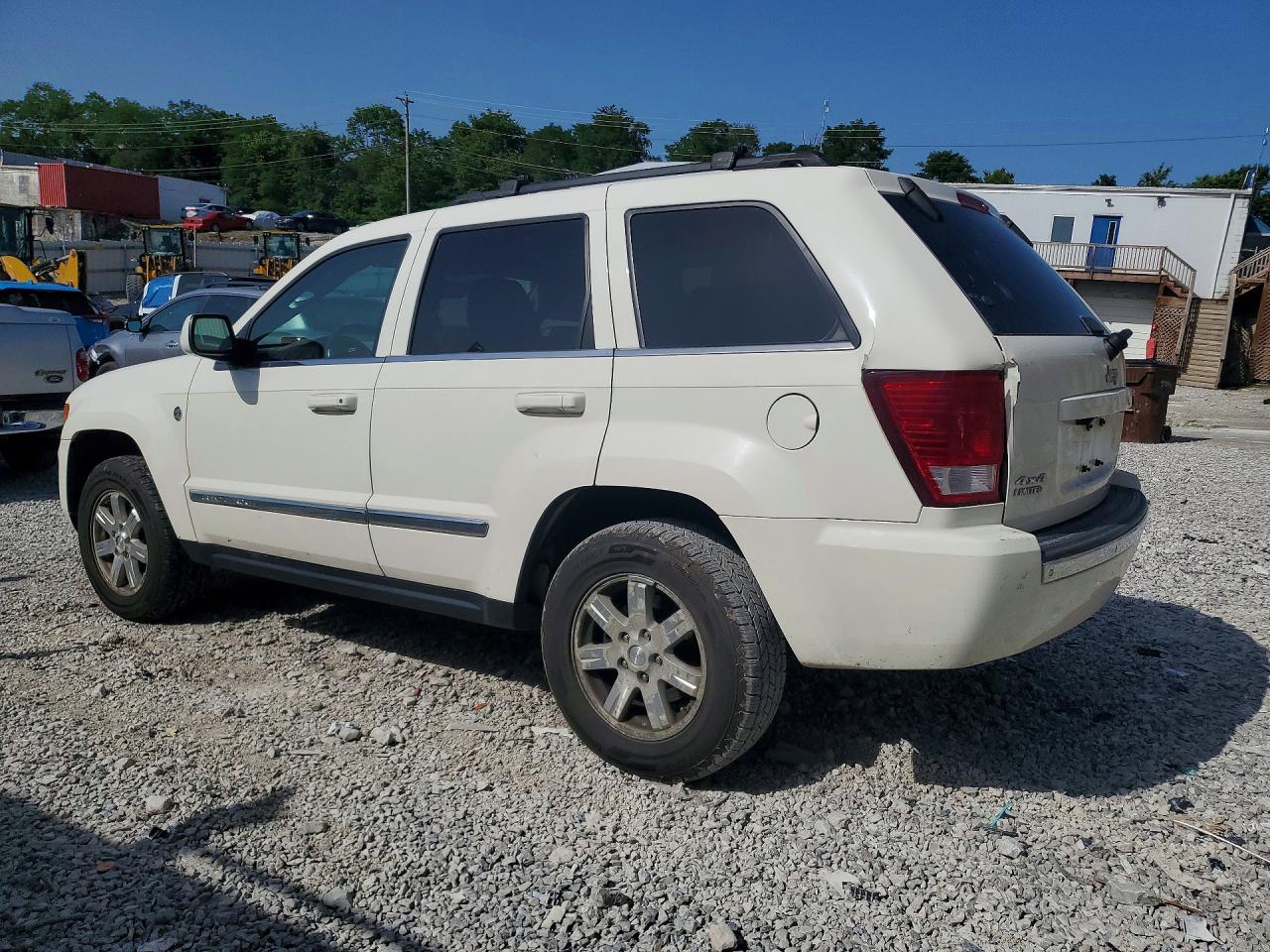 2008 Jeep Grand Cherokee Limited White vin: 1J8HR58N88C165156