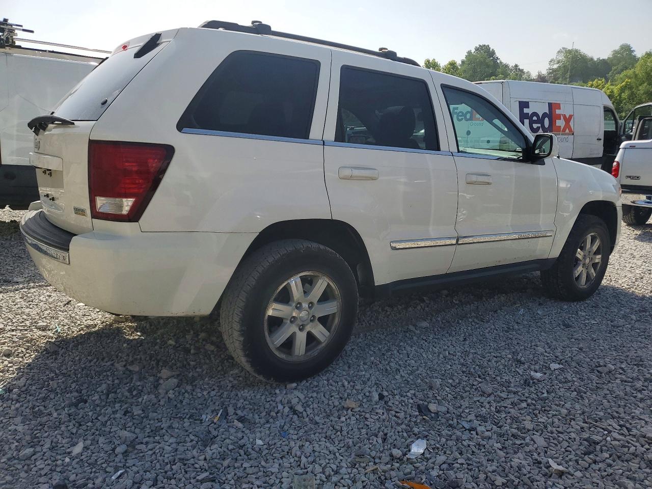 2008 Jeep Grand Cherokee Limited White vin: 1J8HR58N88C165156