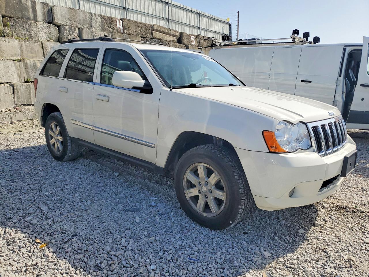 2008 Jeep Grand Cherokee Limited White vin: 1J8HR58N88C165156