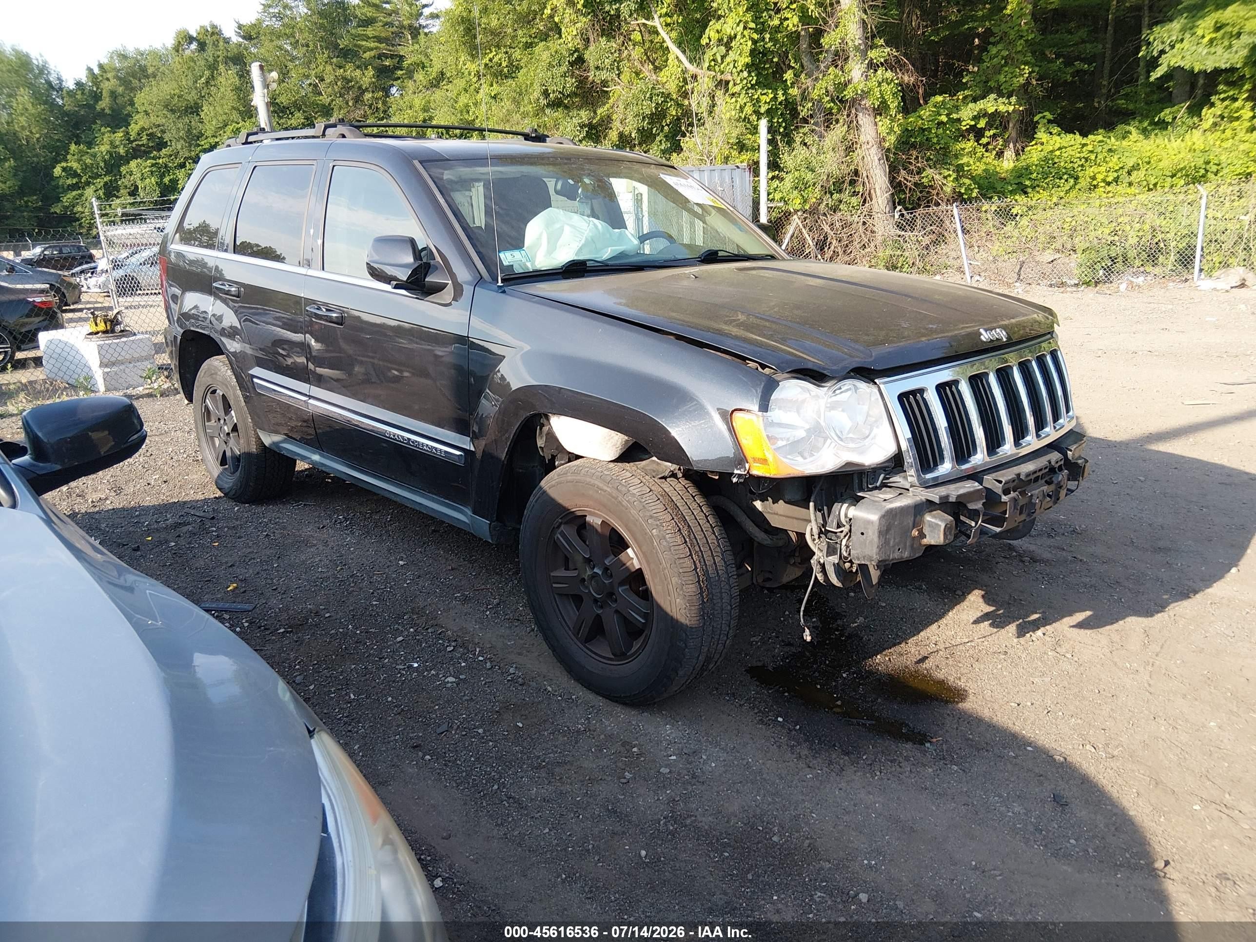 2008 Jeep Grand Cherokee Limited Black vin: 1J8HR58N98C205177