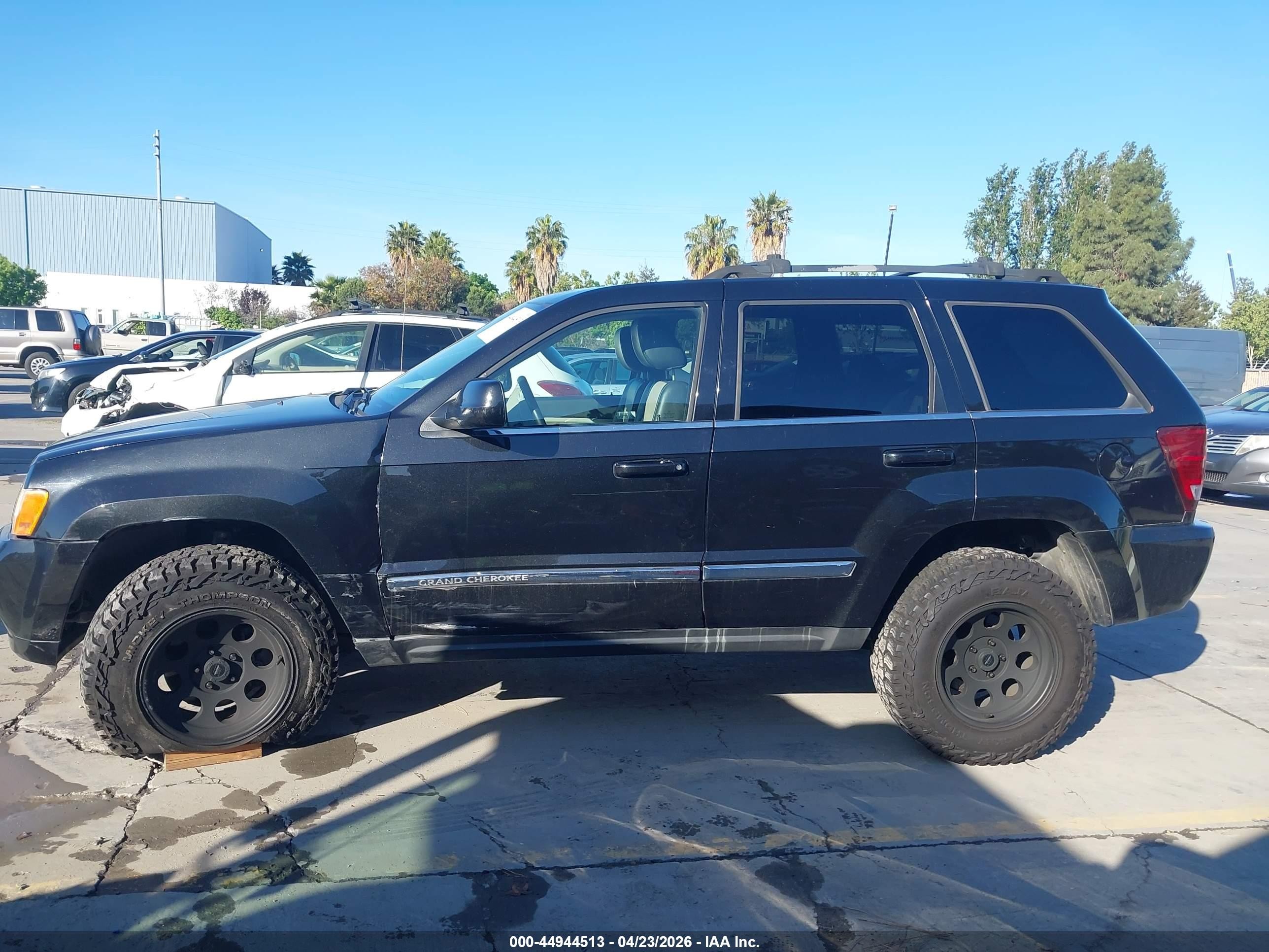 2008 Jeep Grand Cherokee Limited Черный vin: 1J8HR58NX8C210064