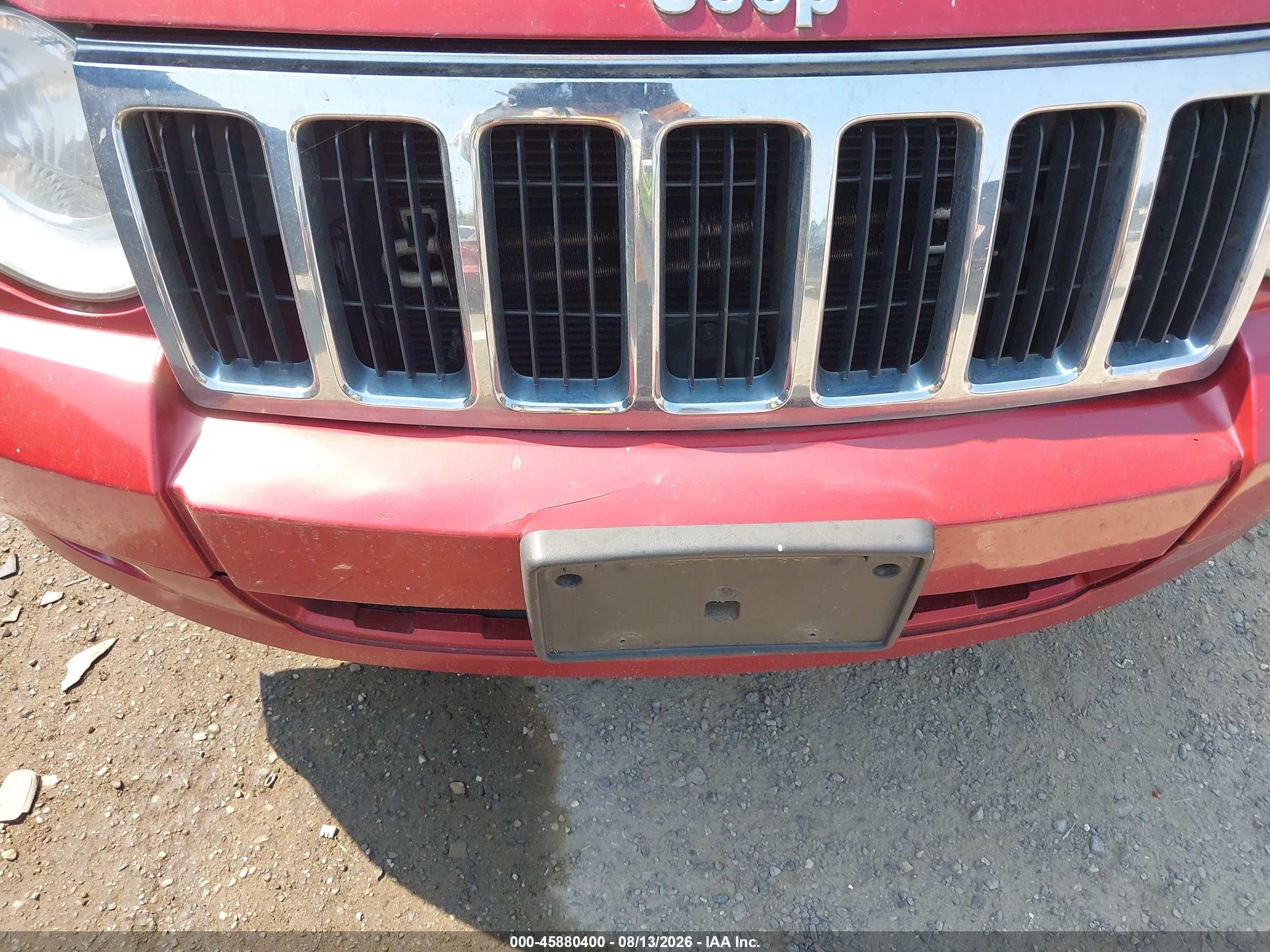 2009 Jeep Grand Cherokee Limited Red vin: 1J8HR58P09C546289