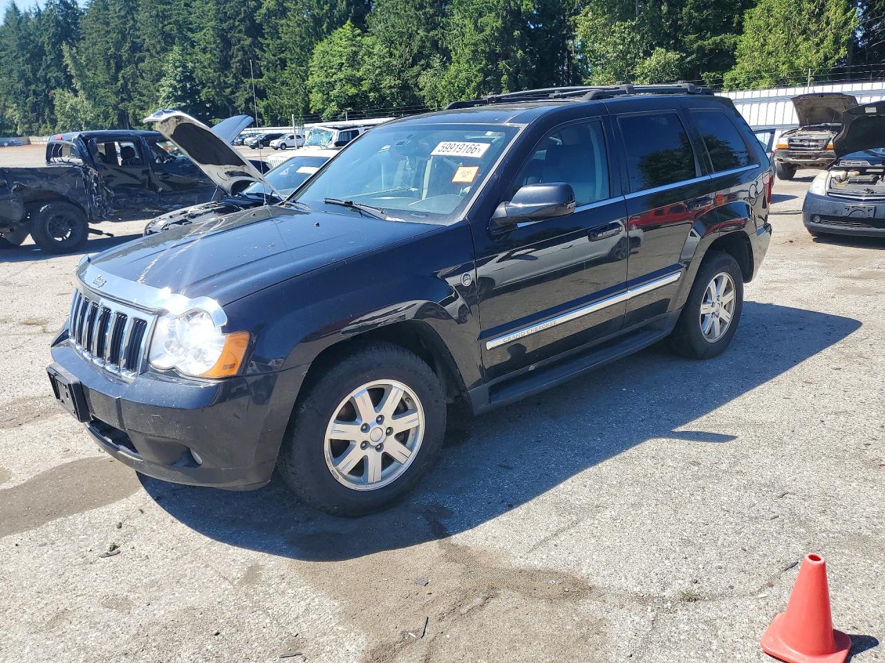 2009 Jeep Grand Cherokee Limited Черный vin: 1J8HR58P09C547278