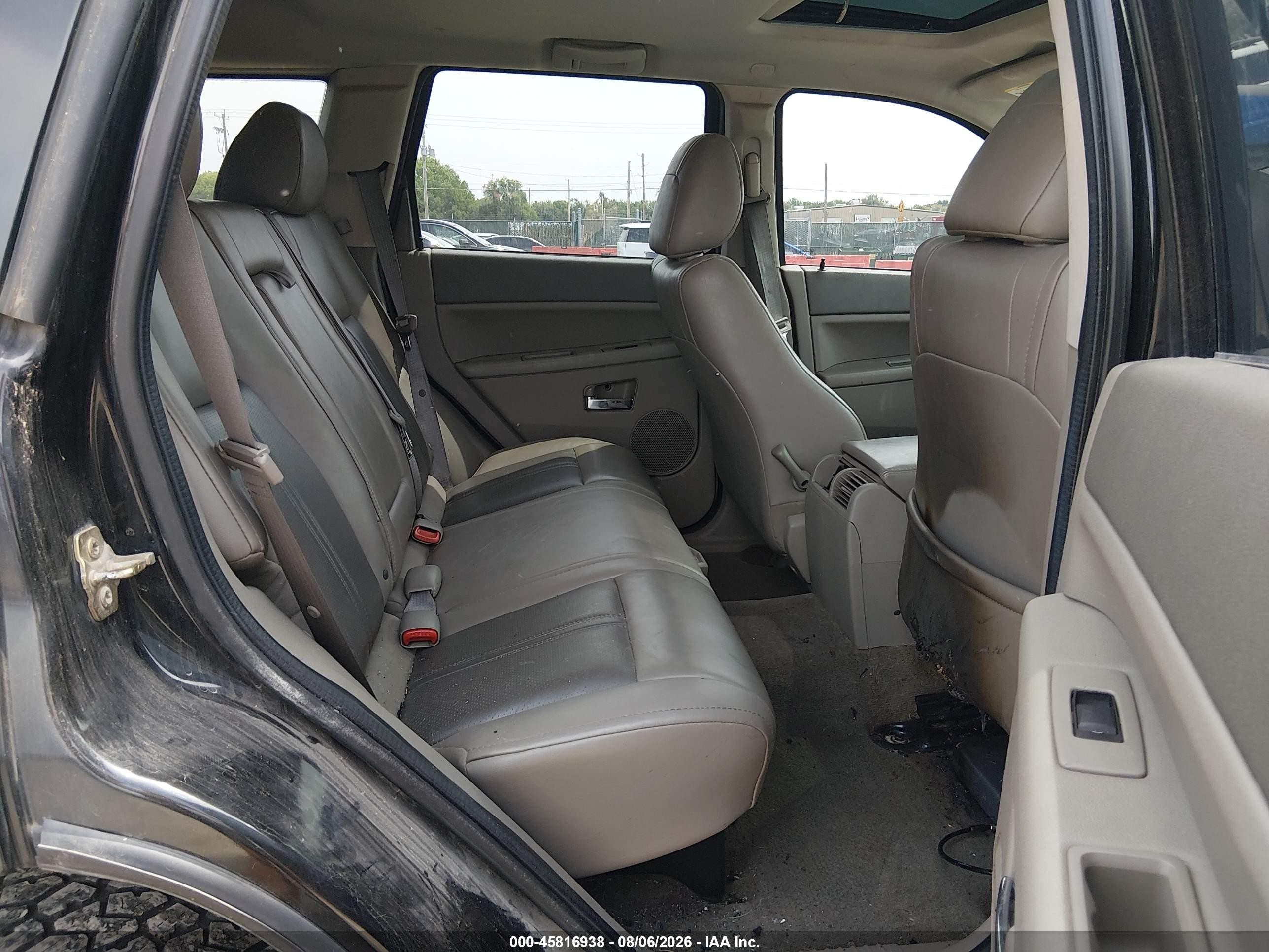 2007 Jeep Grand Cherokee Limited Черный vin: 1J8HR58P17C544631