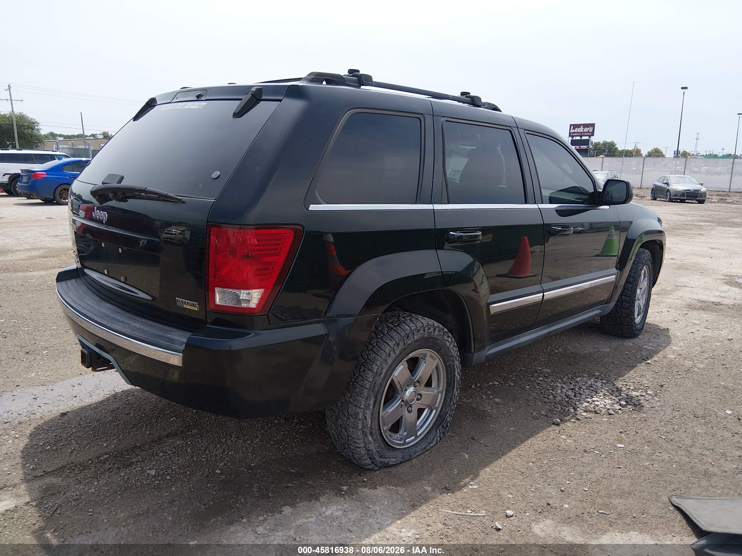 2007 Jeep Grand Cherokee Limited Черный vin: 1J8HR58P17C544631