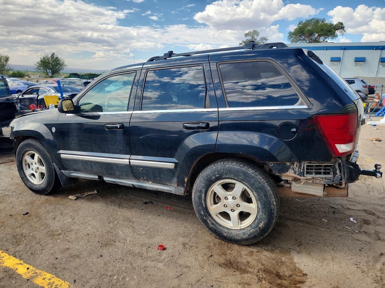 2007 Jeep Grand Cherokee Limited Black vin: 1J8HR58P47C523434