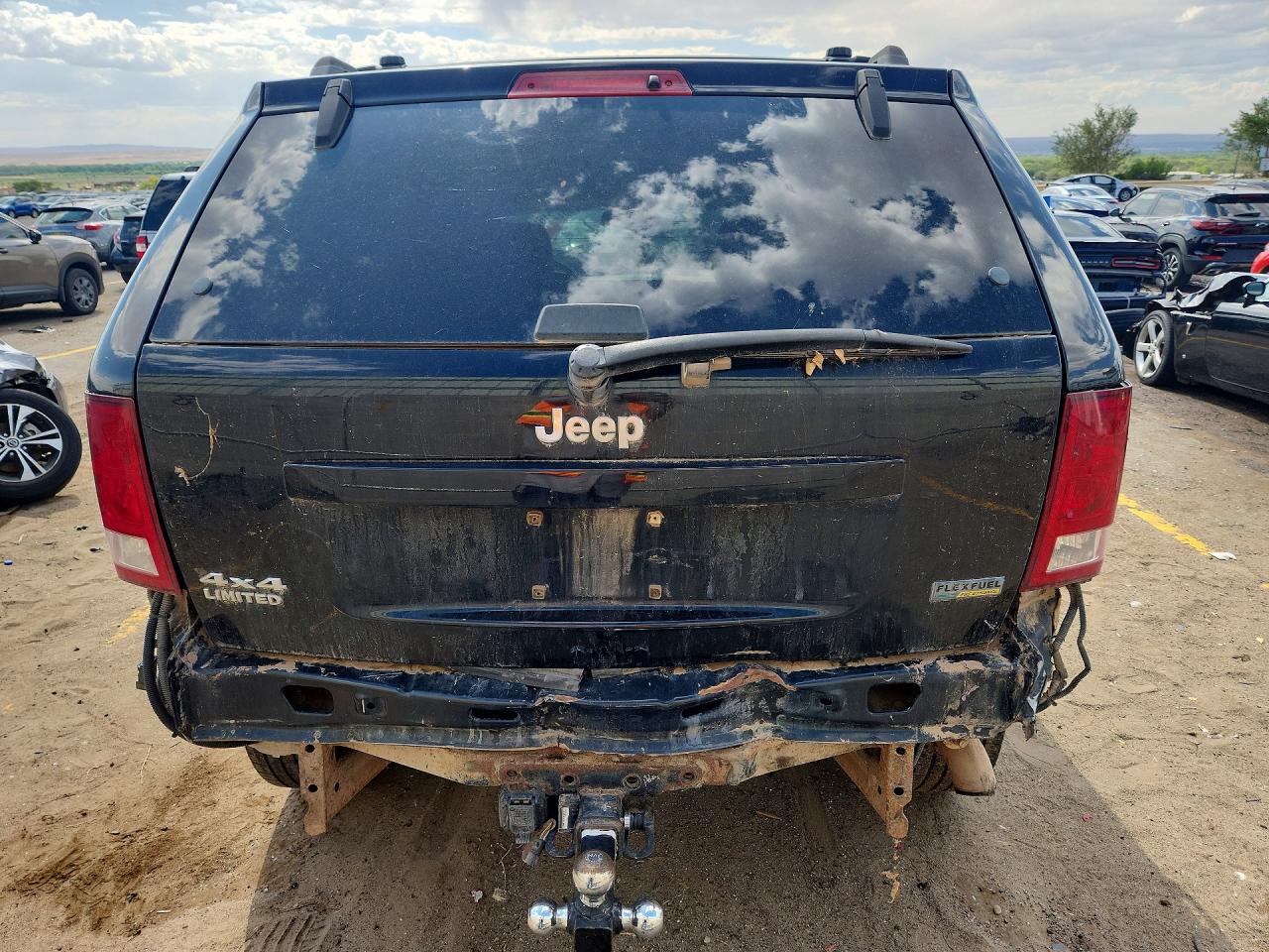 2007 Jeep Grand Cherokee Limited Black vin: 1J8HR58P47C523434