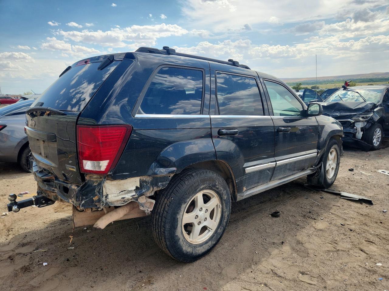 2007 Jeep Grand Cherokee Limited Black vin: 1J8HR58P47C523434