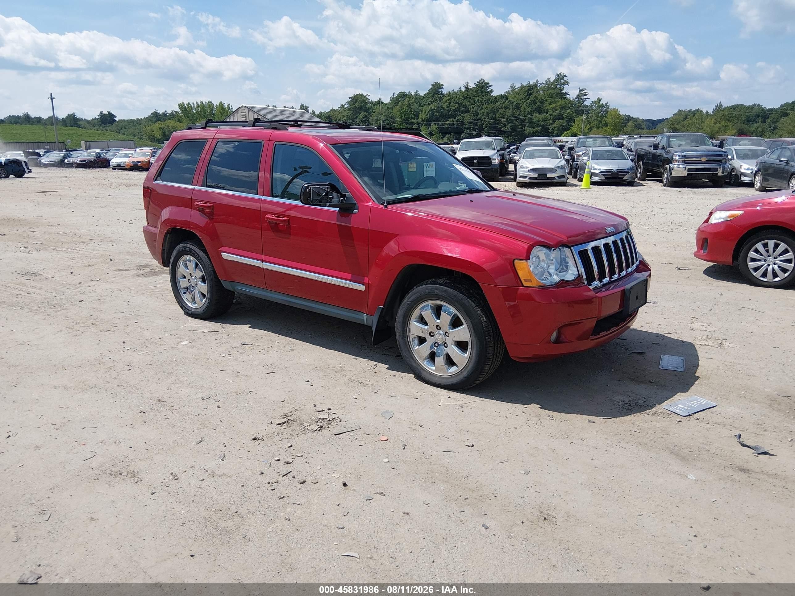 2009 Jeep Grand Cherokee Limited Red vin: 1J8HR58P69C556065