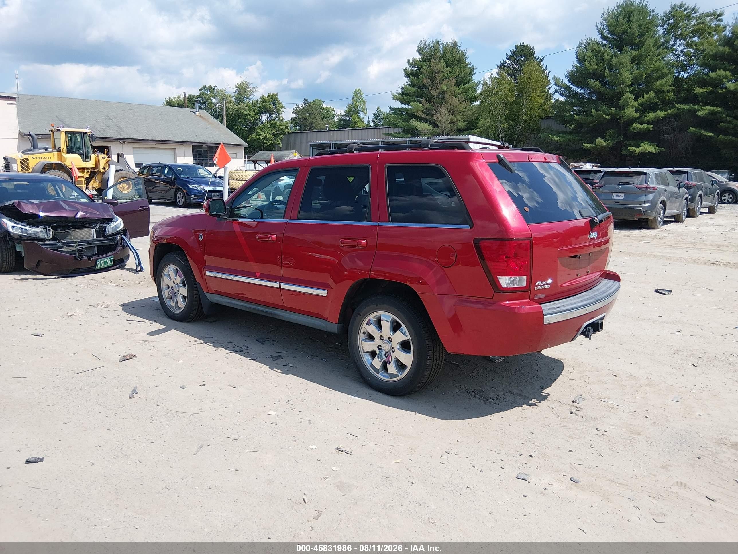 2009 Jeep Grand Cherokee Limited Red vin: 1J8HR58P69C556065