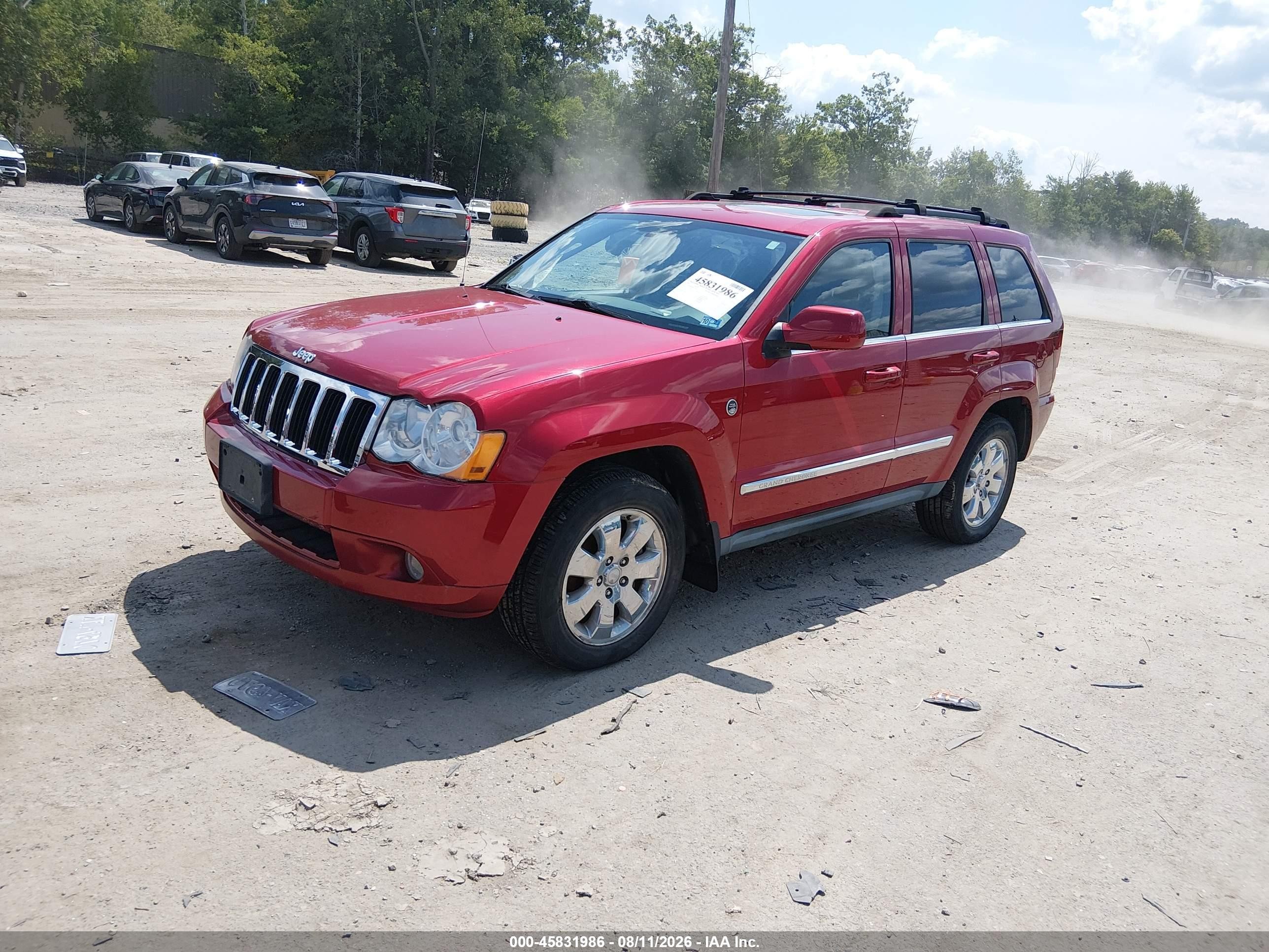 2009 Jeep Grand Cherokee Limited Red vin: 1J8HR58P69C556065