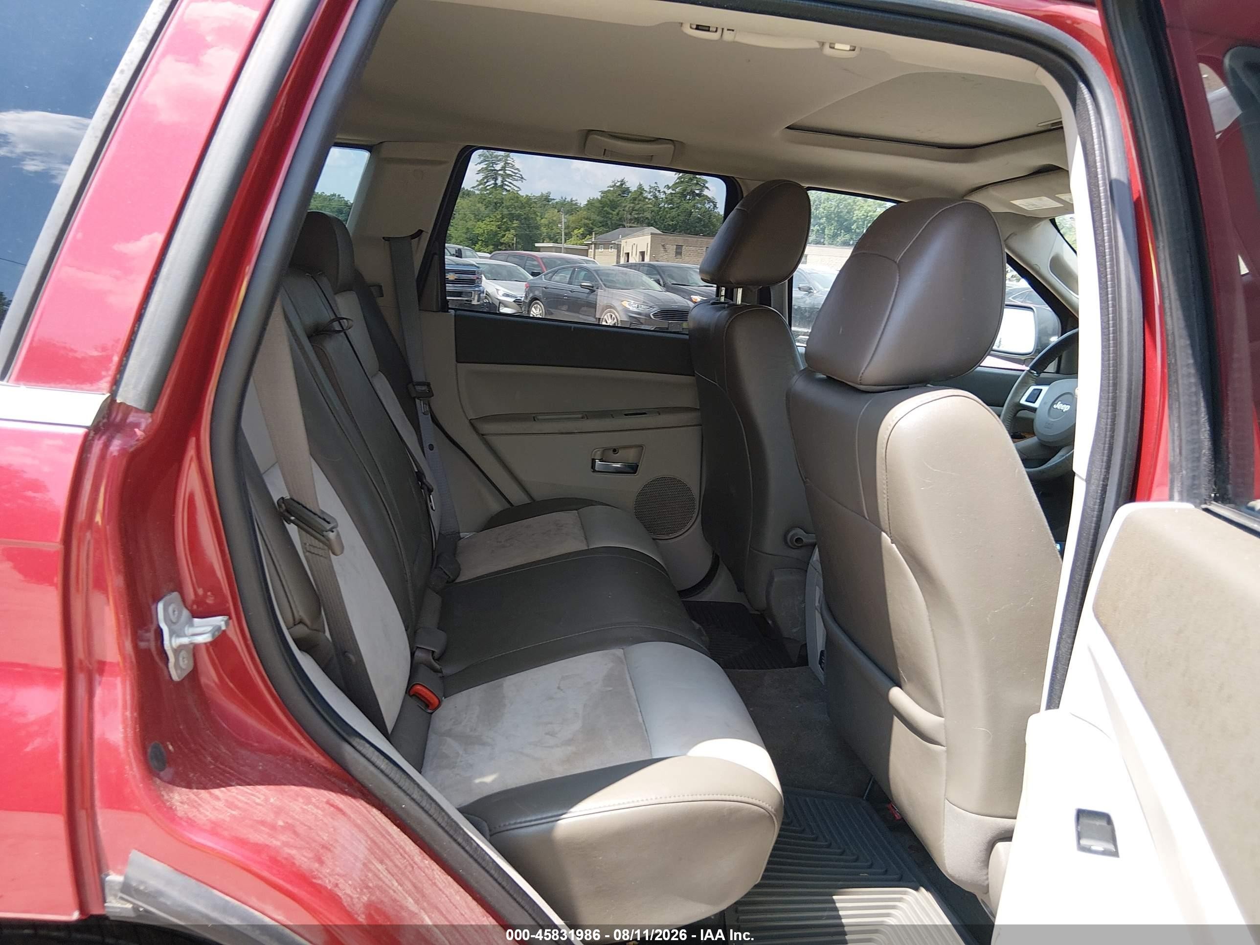 2009 Jeep Grand Cherokee Limited Red vin: 1J8HR58P69C556065