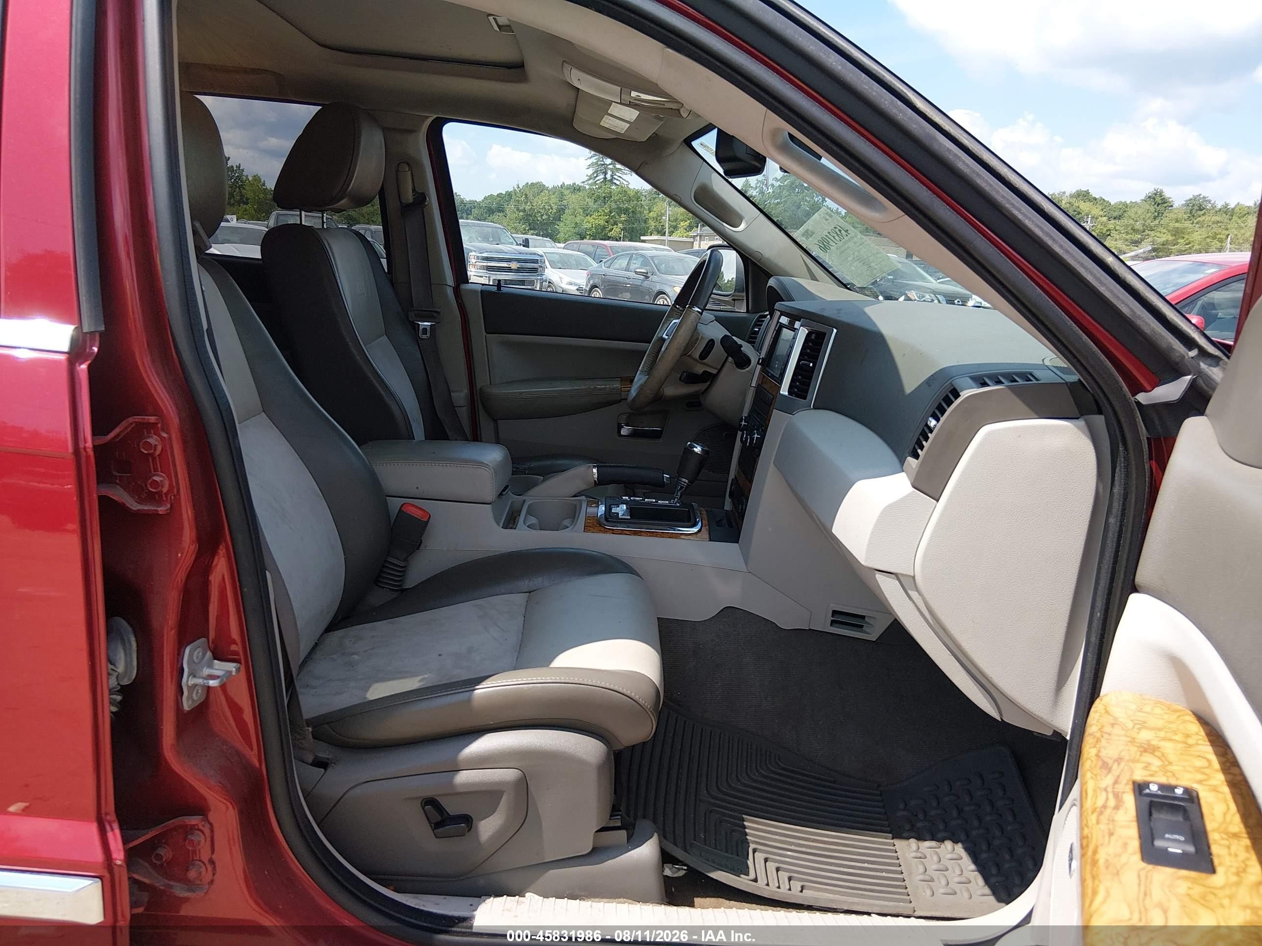 2009 Jeep Grand Cherokee Limited Red vin: 1J8HR58P69C556065