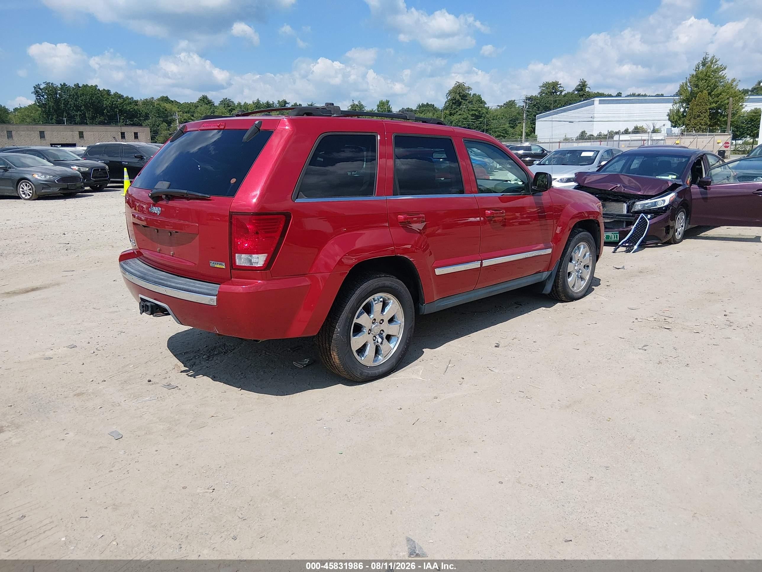 2009 Jeep Grand Cherokee Limited Red vin: 1J8HR58P69C556065