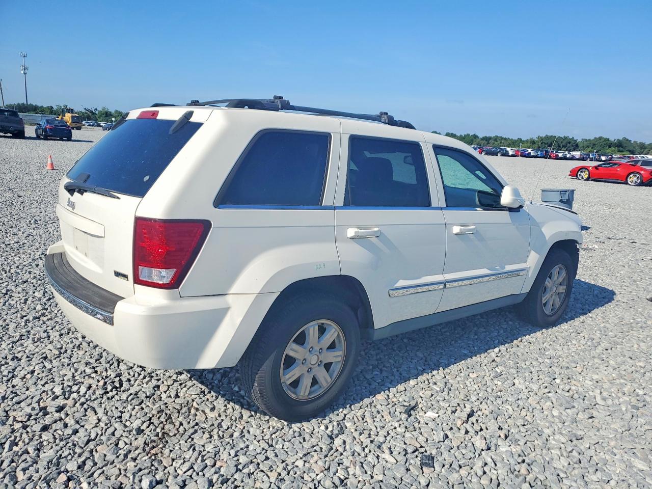 2009 Jeep Grand Cherokee Limited Белый vin: 1J8HR58P79C530154