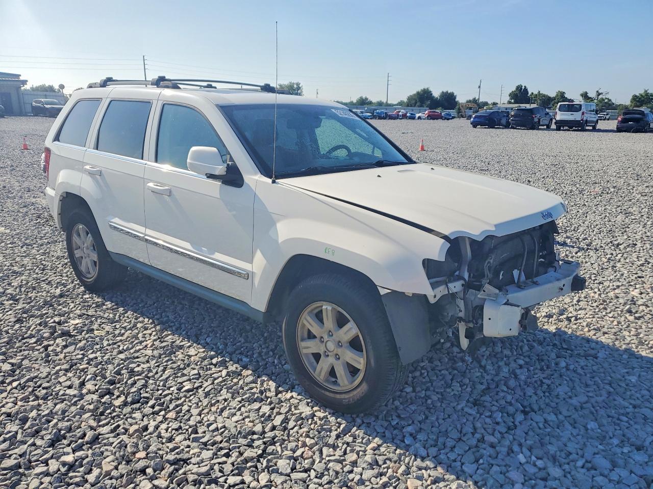 2009 Jeep Grand Cherokee Limited Белый vin: 1J8HR58P79C530154
