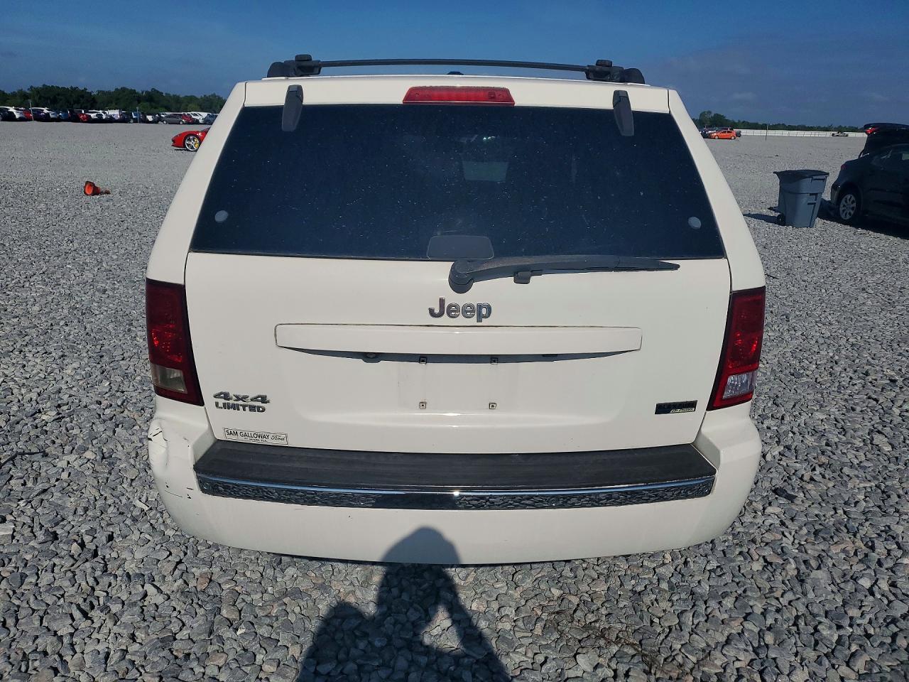 2009 Jeep Grand Cherokee Limited Белый vin: 1J8HR58P79C530154