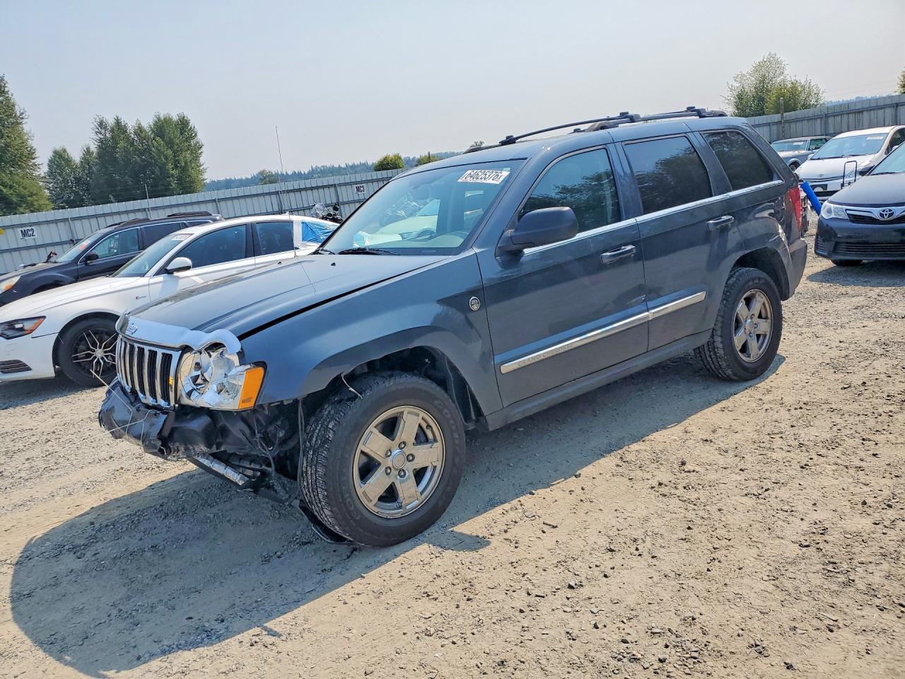 2007 Jeep Grand Cherokee Limited Charcoal vin: 1J8HR58P87C619874