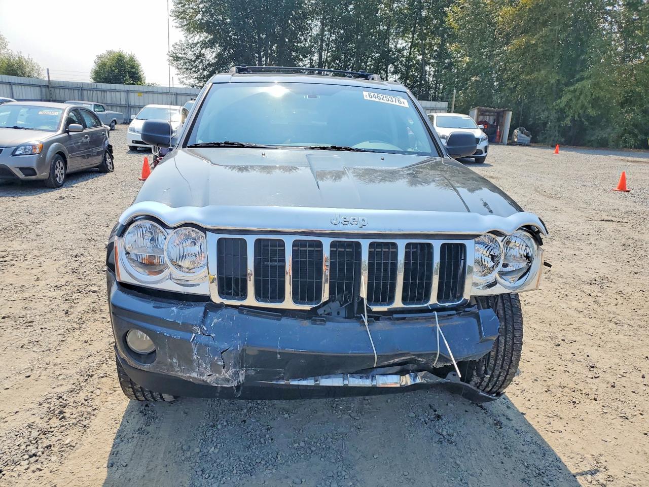 2007 Jeep Grand Cherokee Limited Charcoal vin: 1J8HR58P87C619874