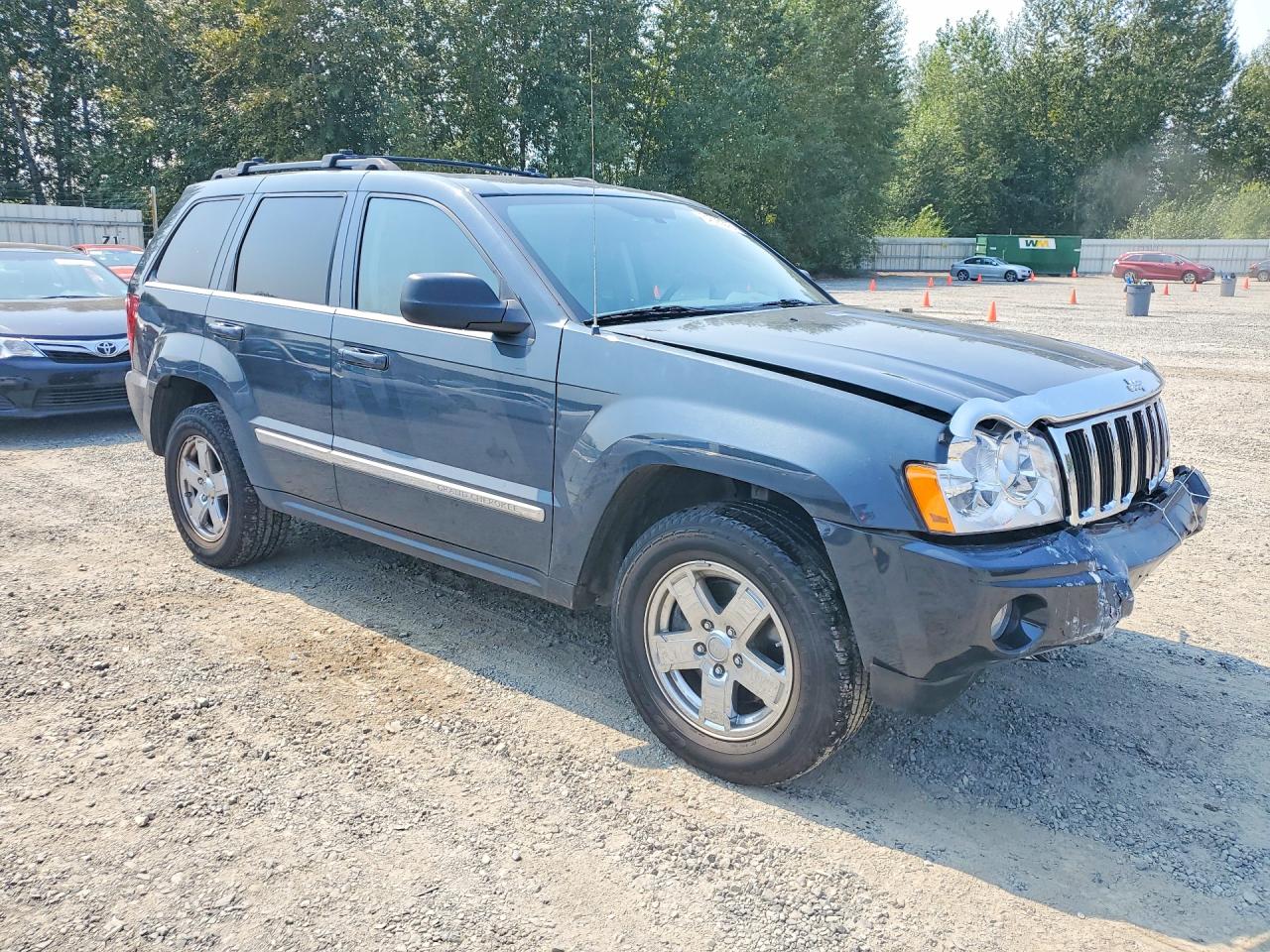2007 Jeep Grand Cherokee Limited Charcoal vin: 1J8HR58P87C619874