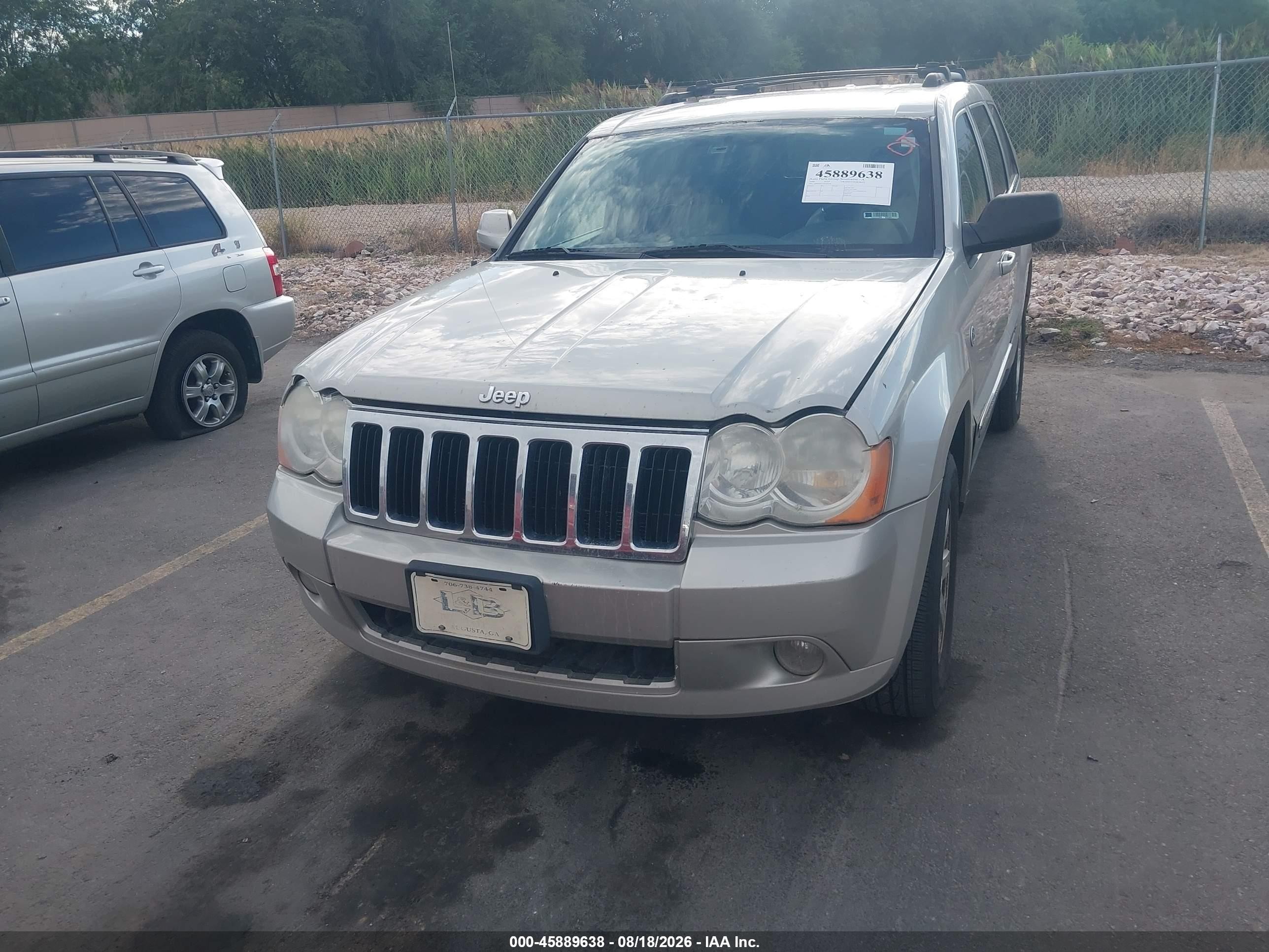 2009 Jeep Grand Cherokee Limited Silver vin: 1J8HR58T19C544936