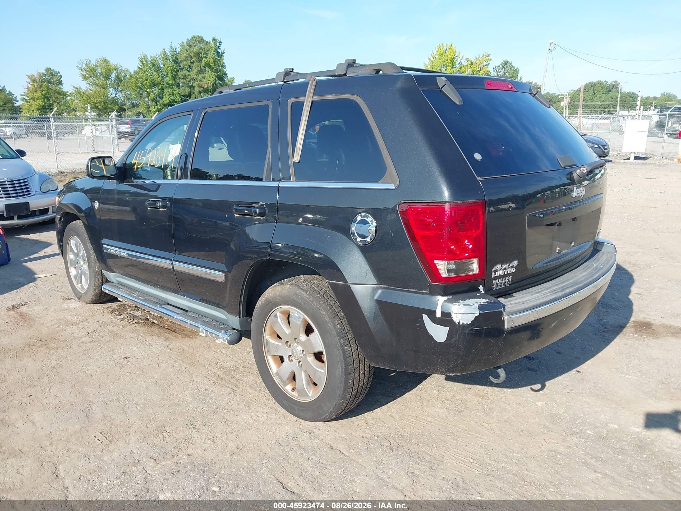2009 Jeep Grand Cherokee Limited Black vin: 1J8HR58T49C527175