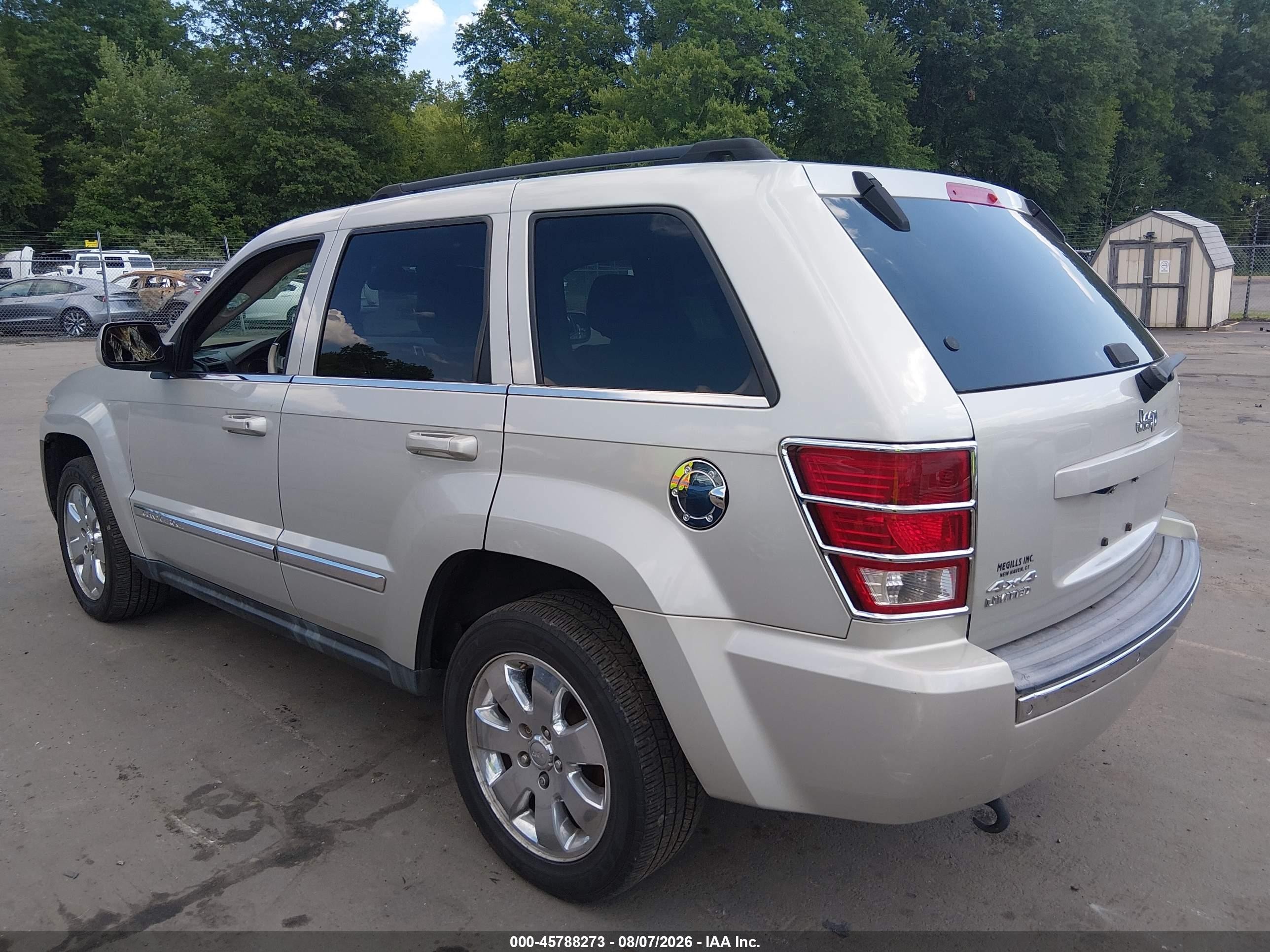 2009 Jeep Grand Cherokee Limited Серебряный vin: 1J8HR58T49C535499