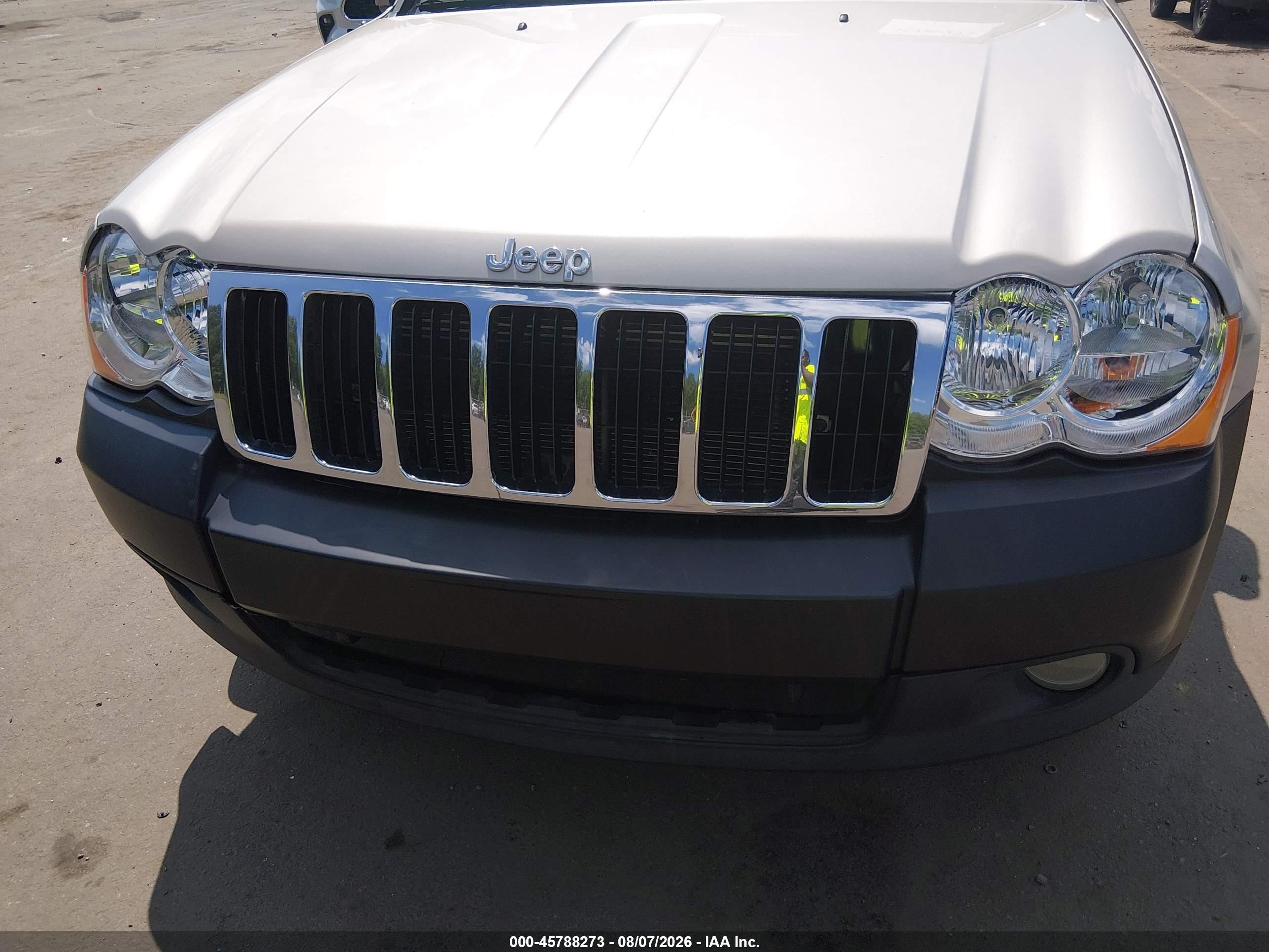2009 Jeep Grand Cherokee Limited Серебряный vin: 1J8HR58T49C535499