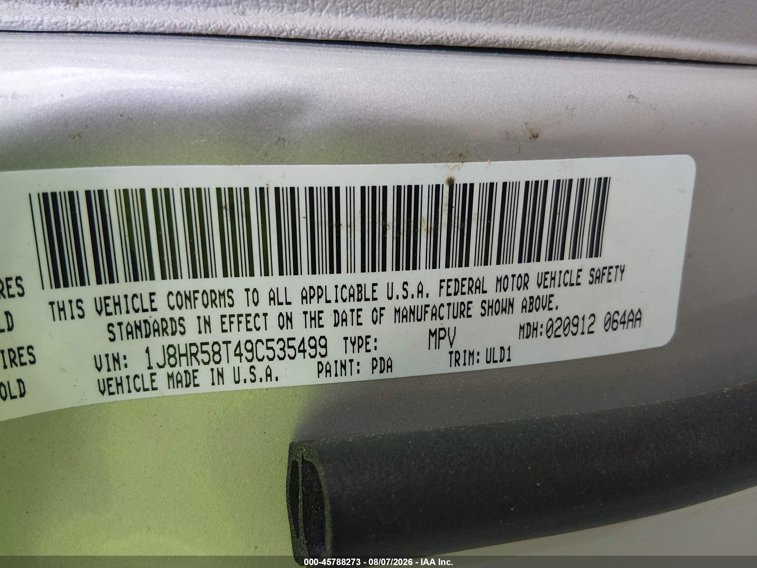 2009 Jeep Grand Cherokee Limited Серебряный vin: 1J8HR58T49C535499