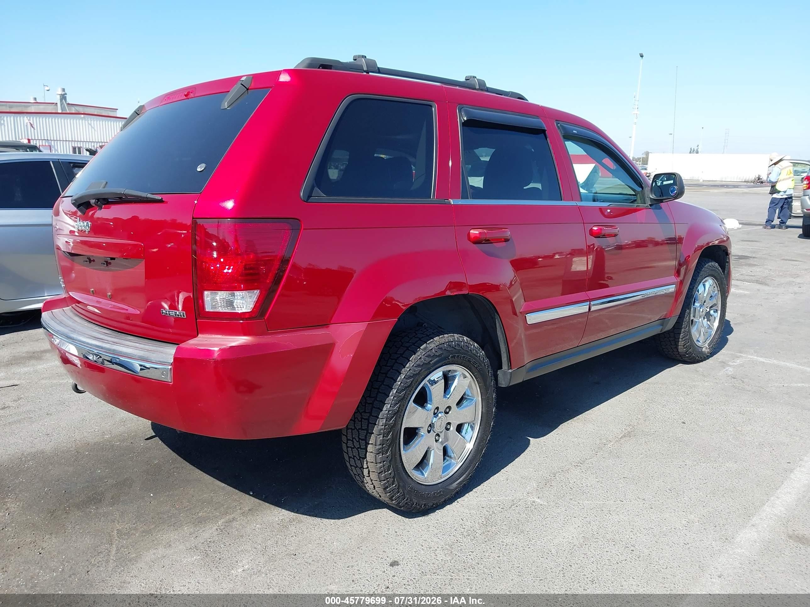 2009 Jeep Grand Cherokee Limited Red vin: 1J8HR58T49C542419
