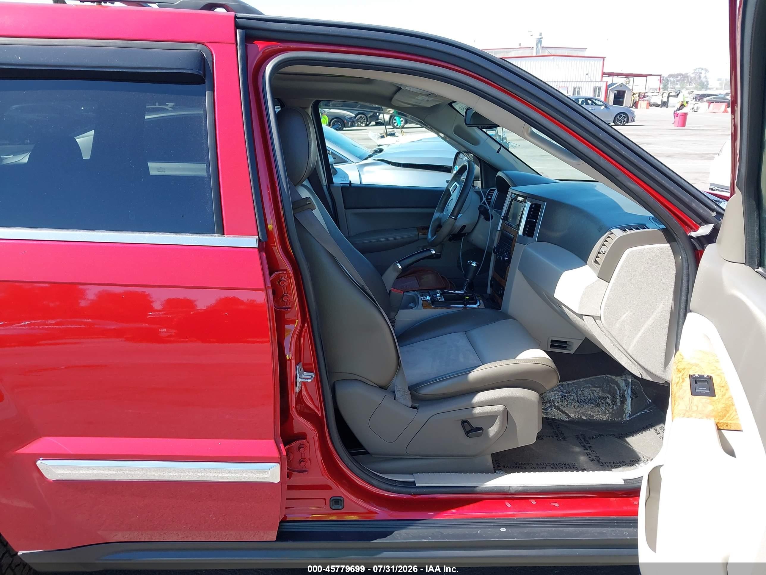 2009 Jeep Grand Cherokee Limited Red vin: 1J8HR58T49C542419