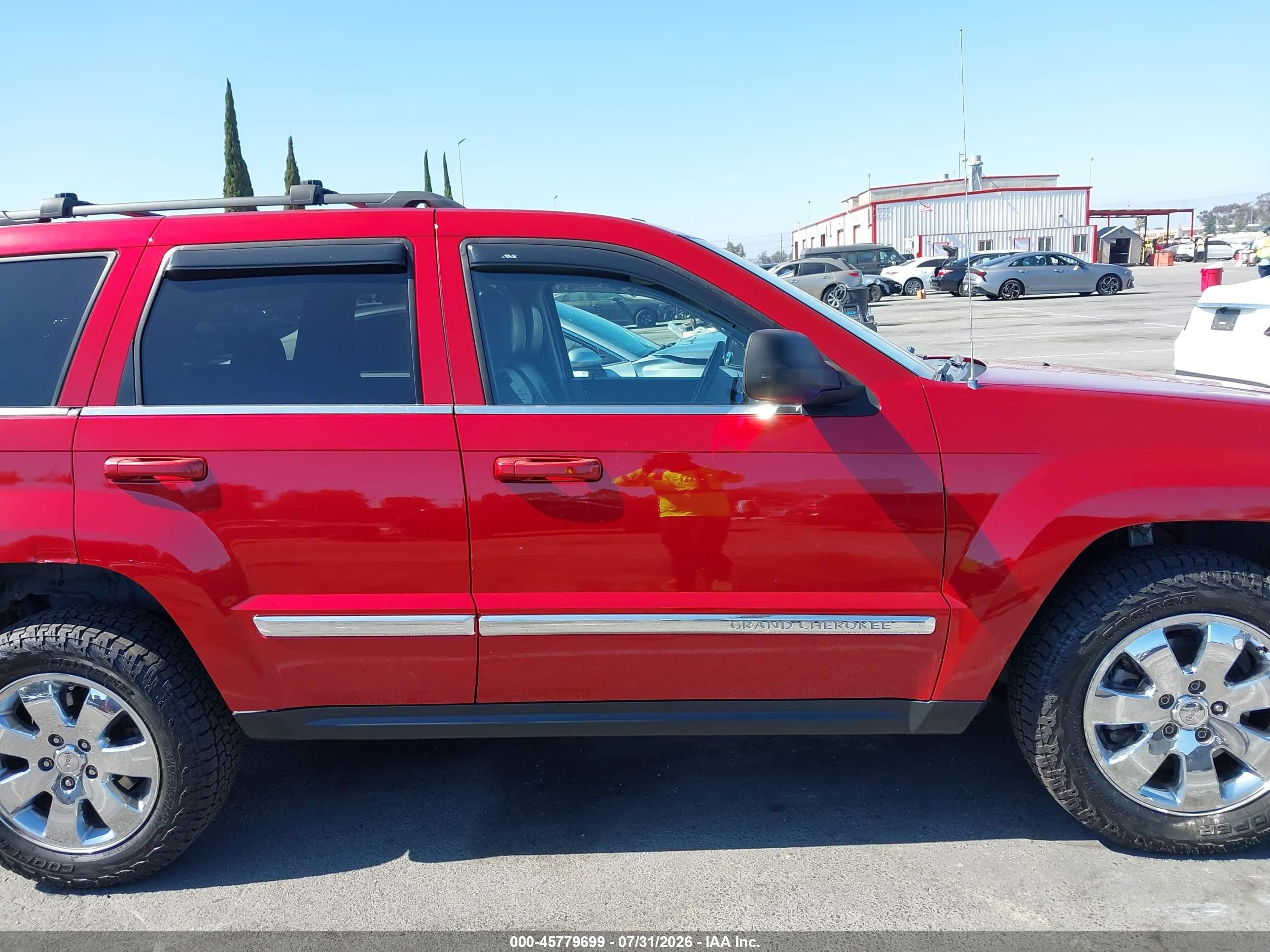 2009 Jeep Grand Cherokee Limited Red vin: 1J8HR58T49C542419
