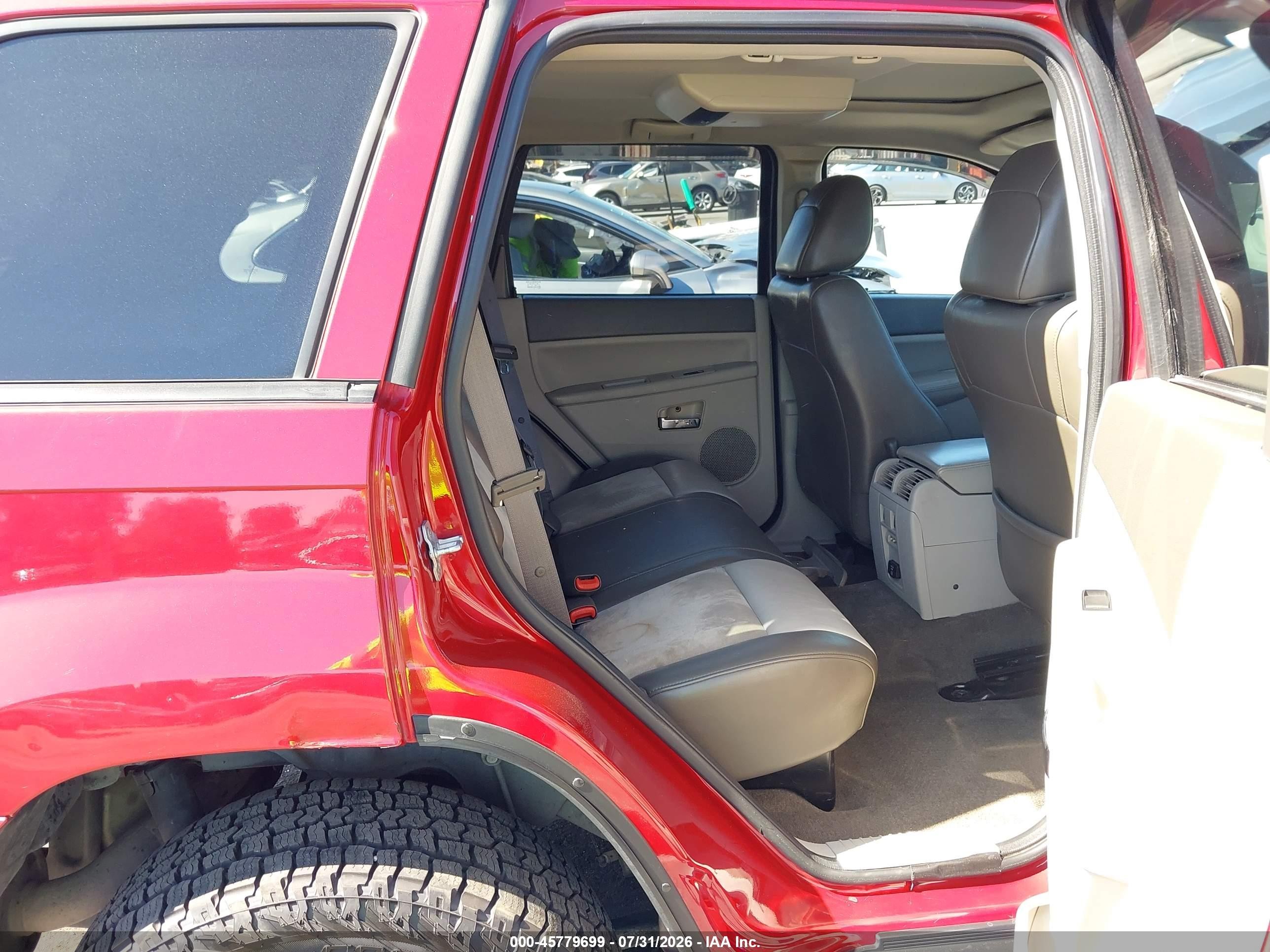 2009 Jeep Grand Cherokee Limited Red vin: 1J8HR58T49C542419
