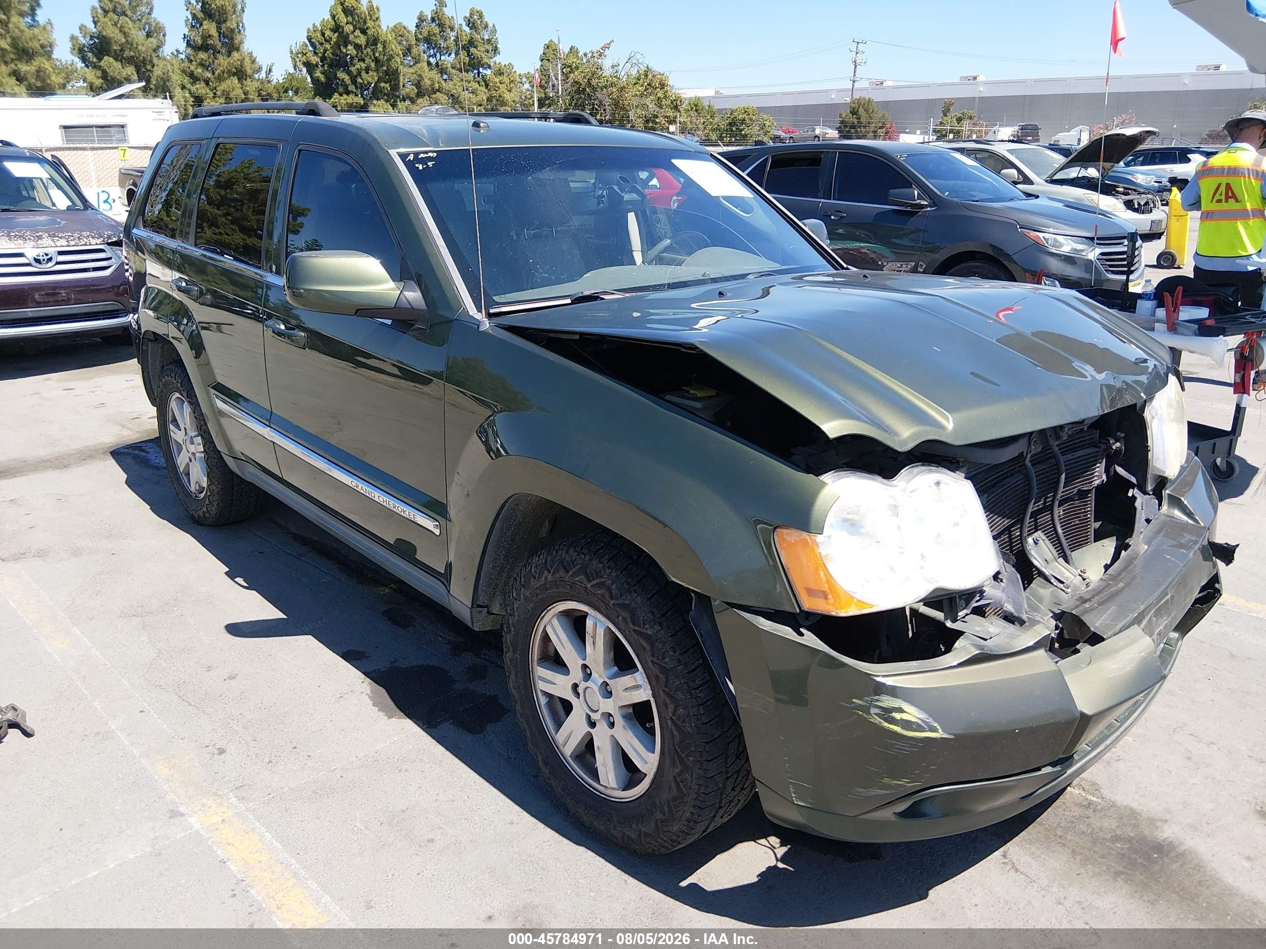 2009 Jeep Grand Cherokee Limited Green vin: 1J8HR58T79C520365