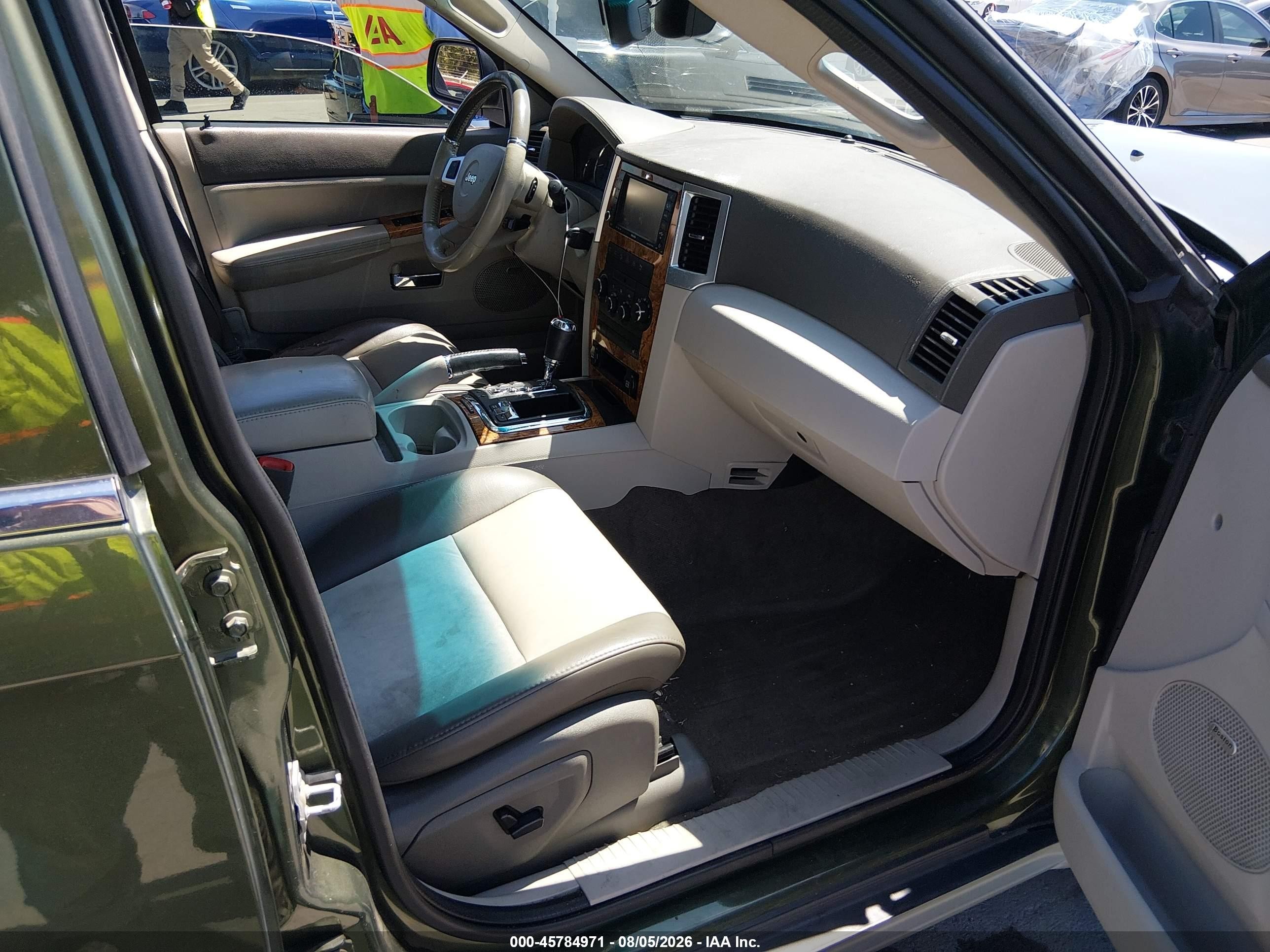 2009 Jeep Grand Cherokee Limited Green vin: 1J8HR58T79C520365