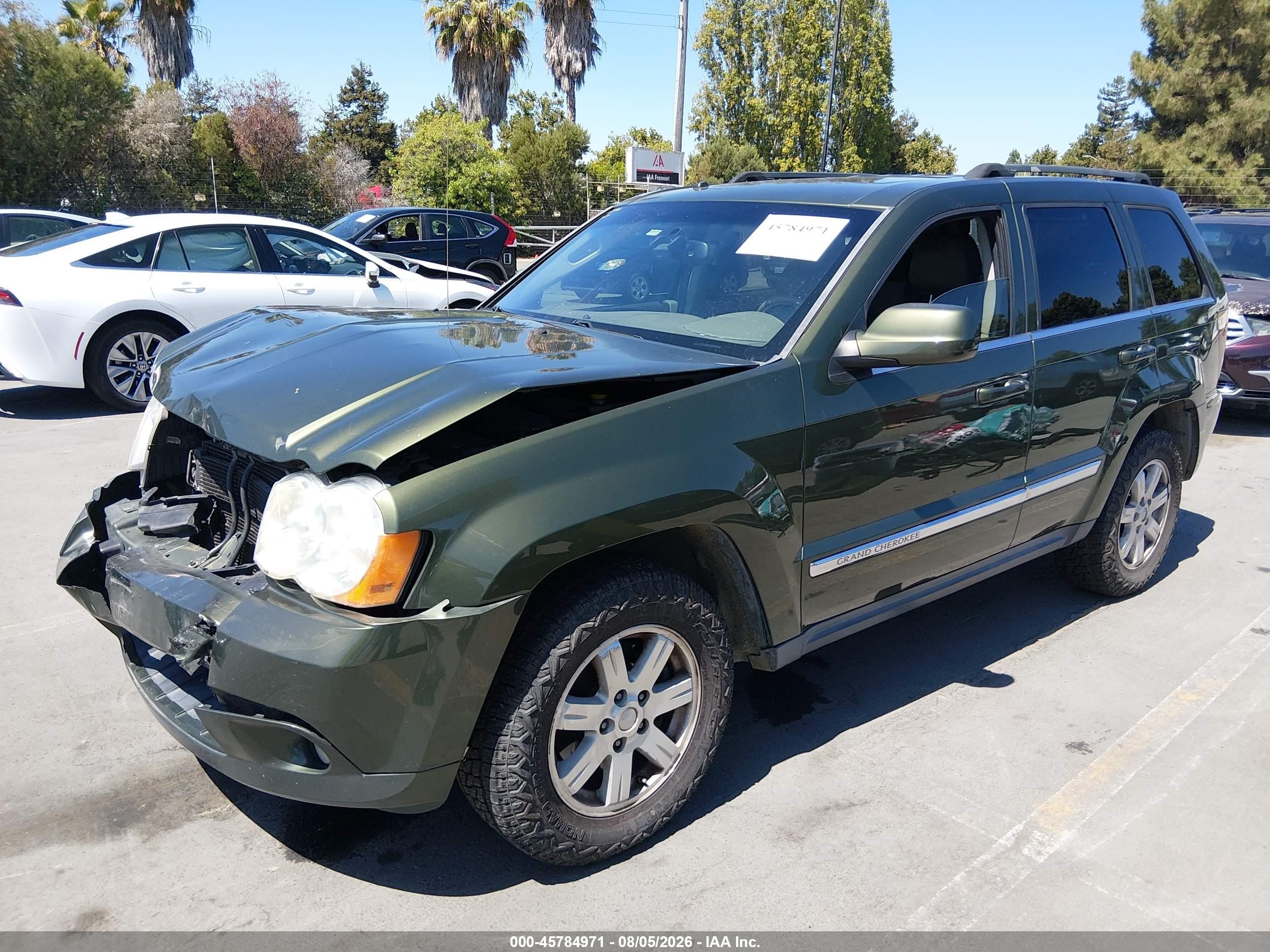 2009 Jeep Grand Cherokee Limited Green vin: 1J8HR58T79C520365