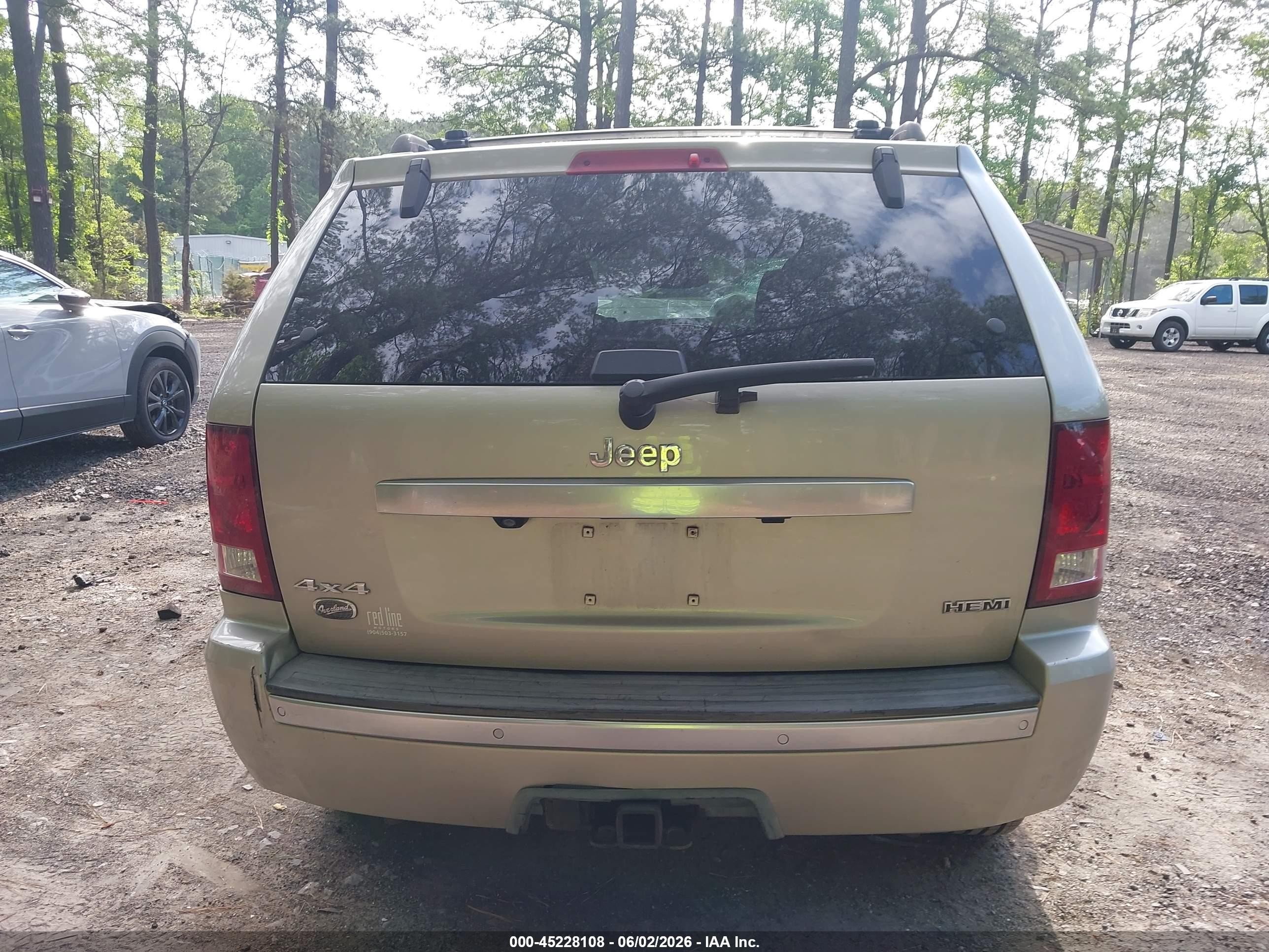 2007 Jeep Grand Cherokee Overland Бежевый vin: 1J8HR68227C510823