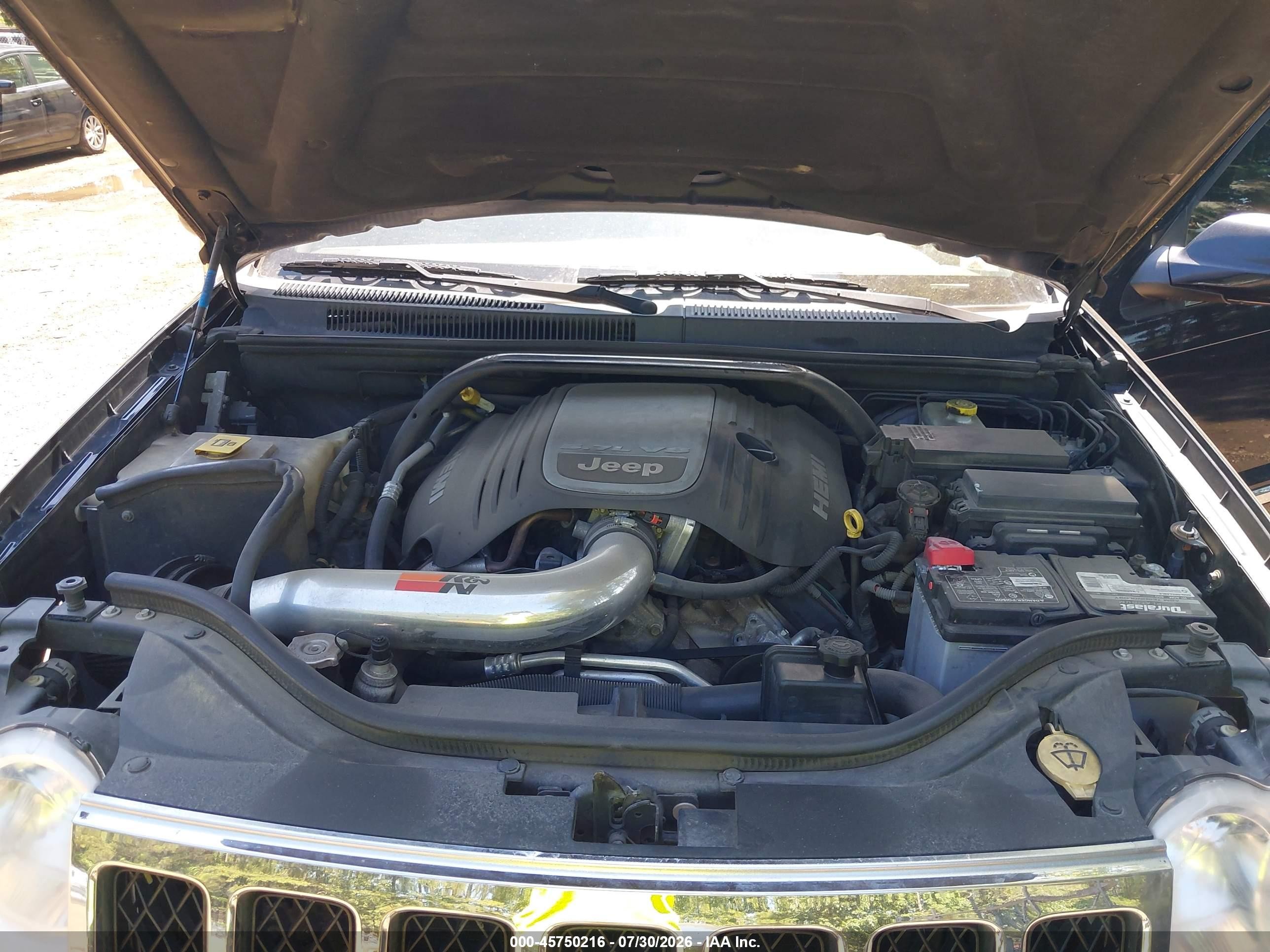 2008 Jeep Grand Cherokee Overland Black vin: 1J8HR68248C164484
